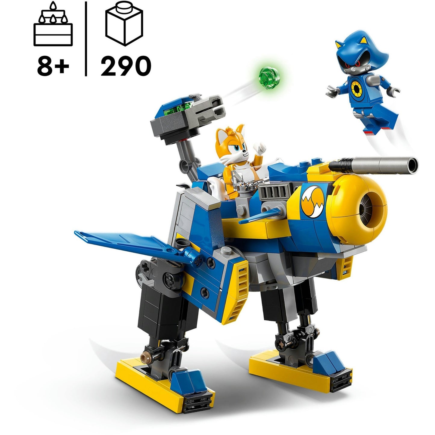 LEGO sonic the hedgehog 77002 cyclone vs. metal sonic