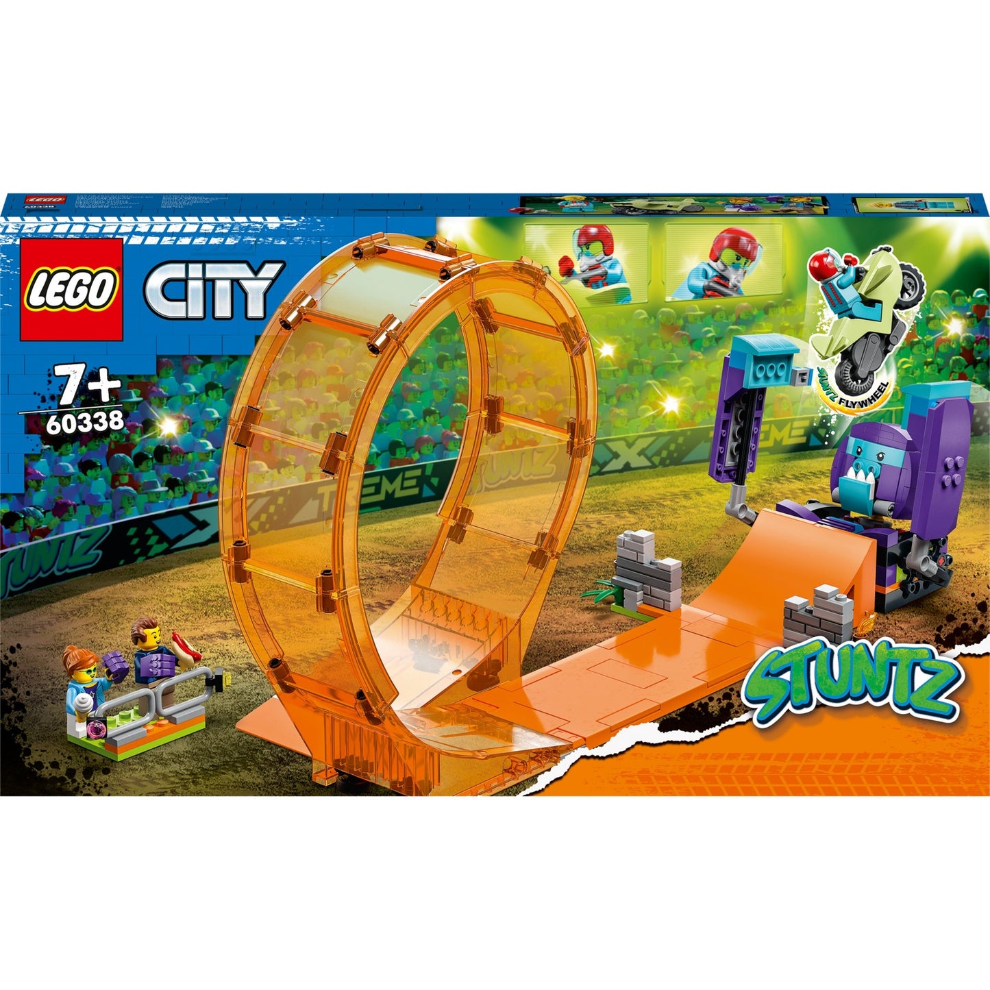 LEGO city - chimpansee stuntlooping constructiespeelgoed (60338)