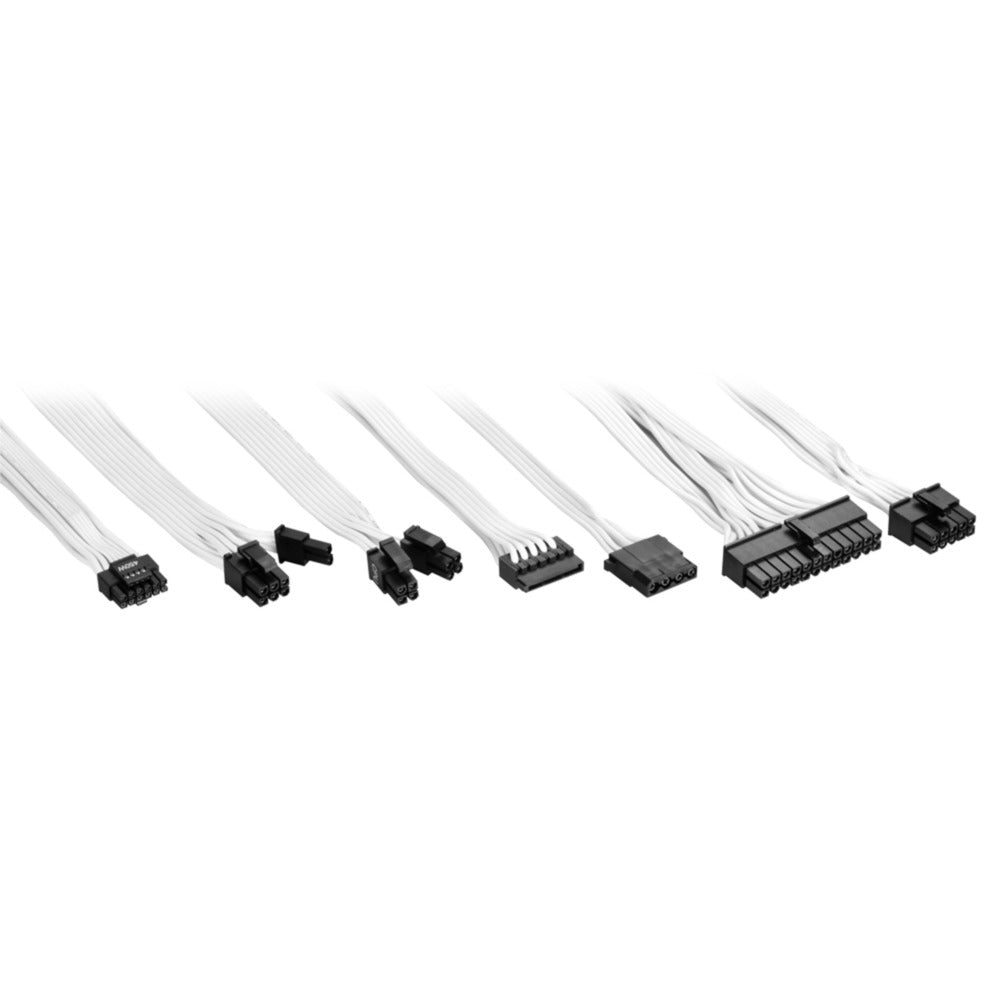 Sharkoon rebel p20 1000 white modulaire 1000 watt voeding (wit, 1x 12v-2x6, 4x pcie)