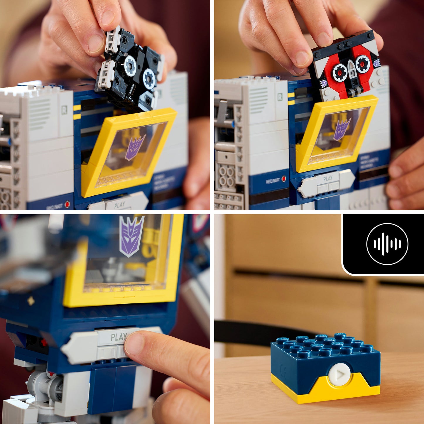 LEGO icons - transformers: soundwave constructiespeelgoed (10358)