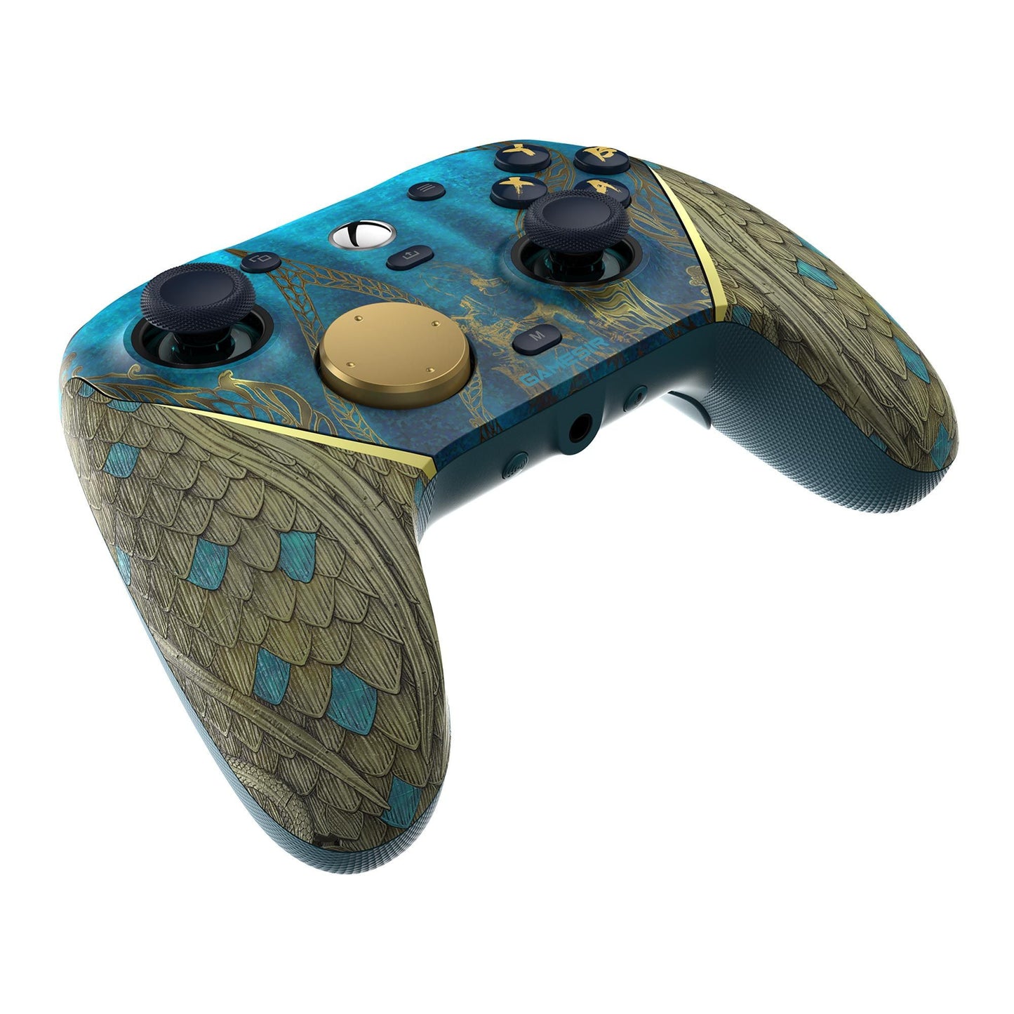 GameSir G7 Pro Tri-Mode - Wuchang Version (Wireless for Xbox) gamepad (Blauw goud, Xbox Series X|S, Xbox One, pc, Android, Steam)