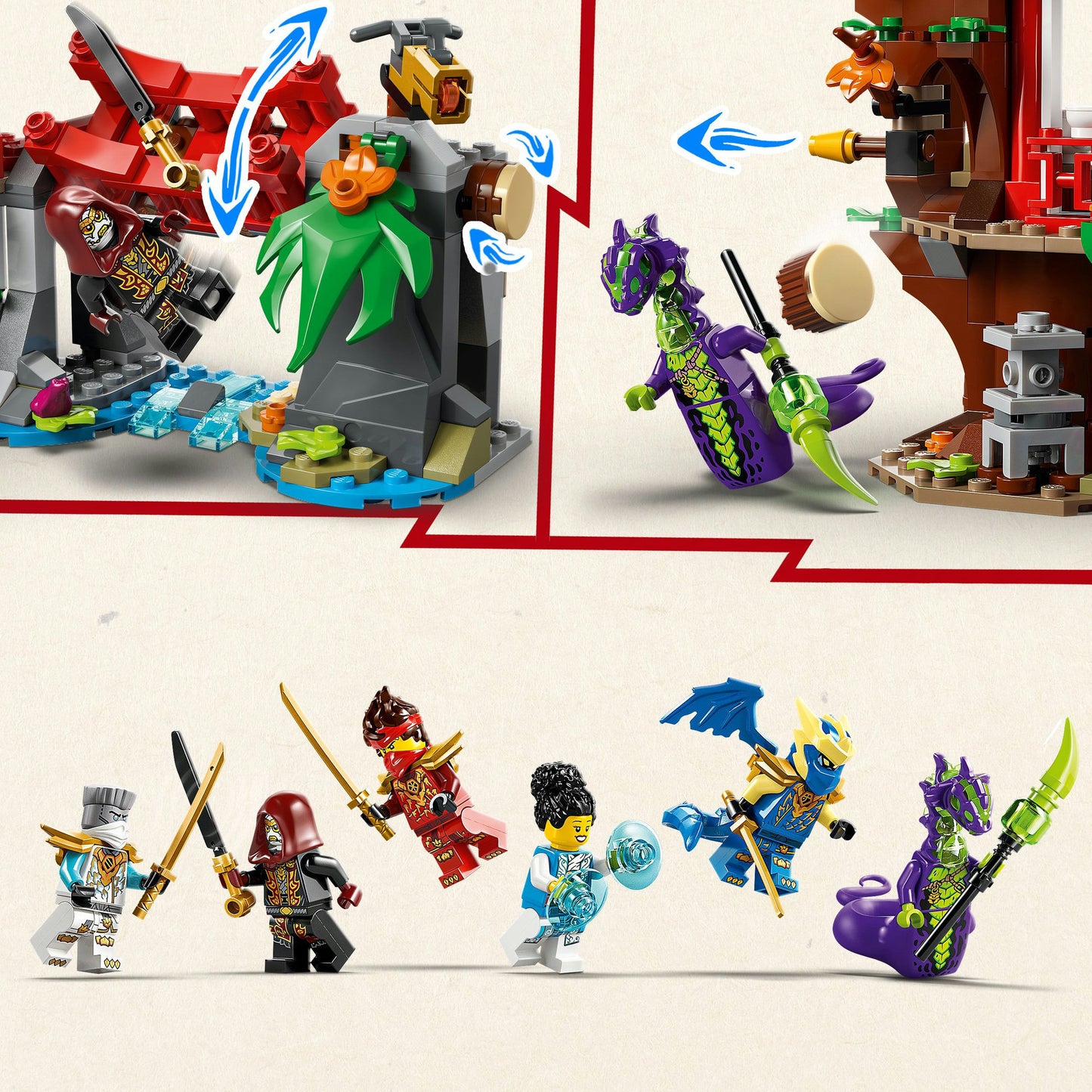 LEGO ninjago - ninjavoertuigen bij de boomhut constructiespeelgoed (71857)