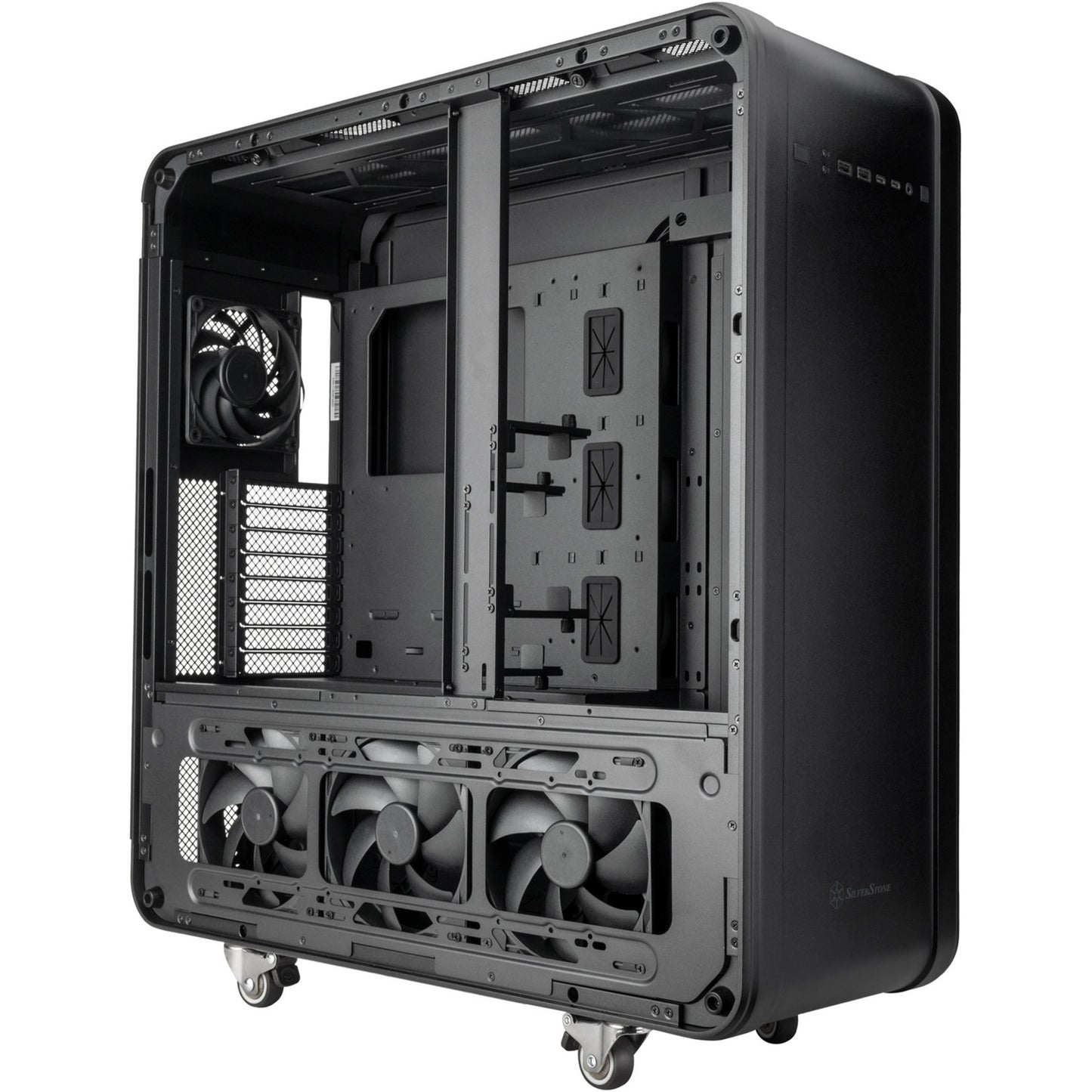 SilverStone alta t1 big tower behuizing (zwart | 2x usb-a | 2x usb-c)