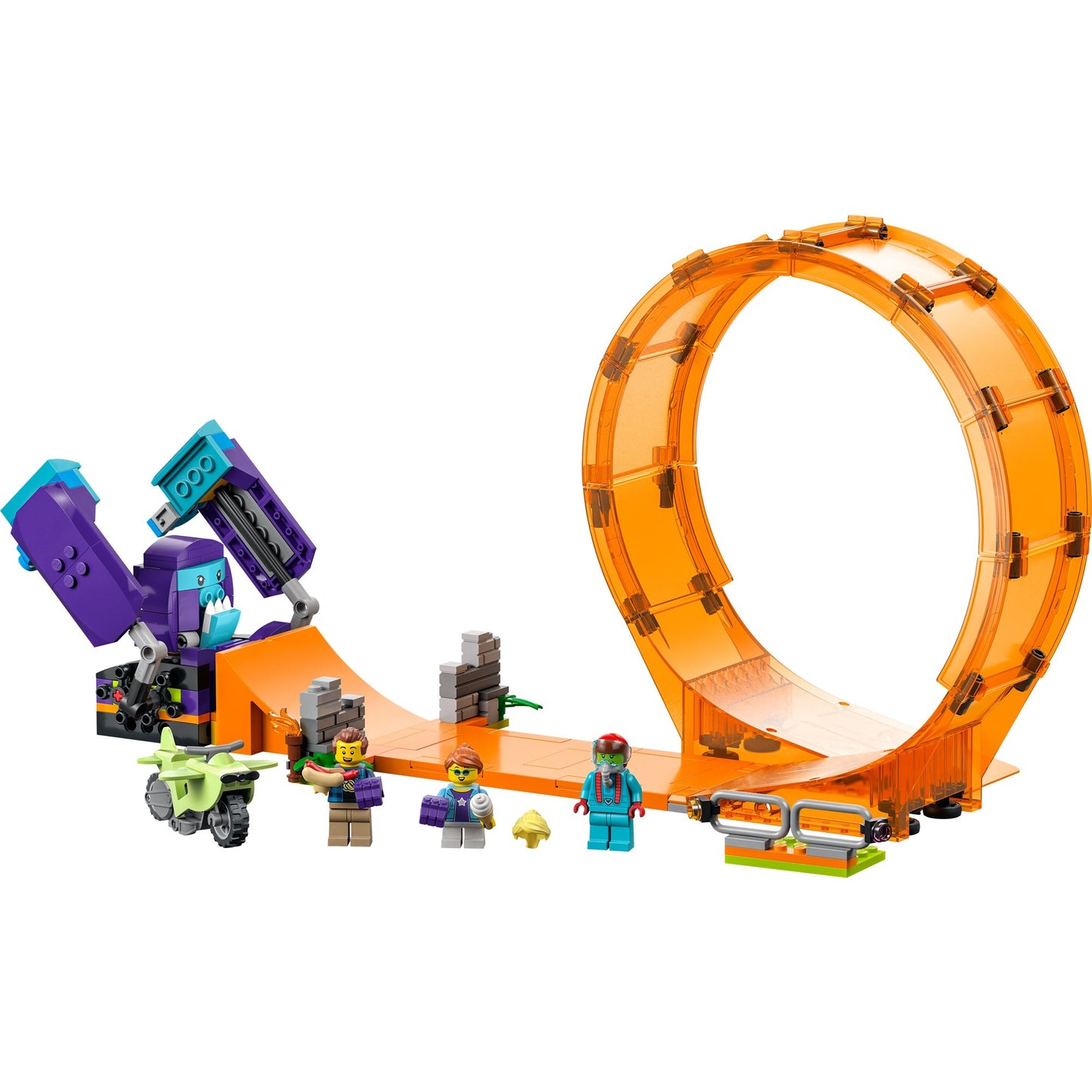 LEGO city - chimpansee stuntlooping constructiespeelgoed (60338)