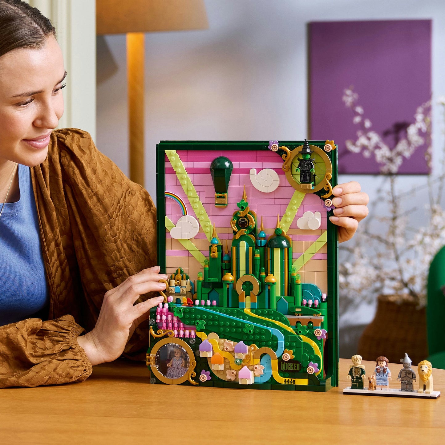 LEGO wicked - emerald city muurkunst constructiespeelgoed (75685)