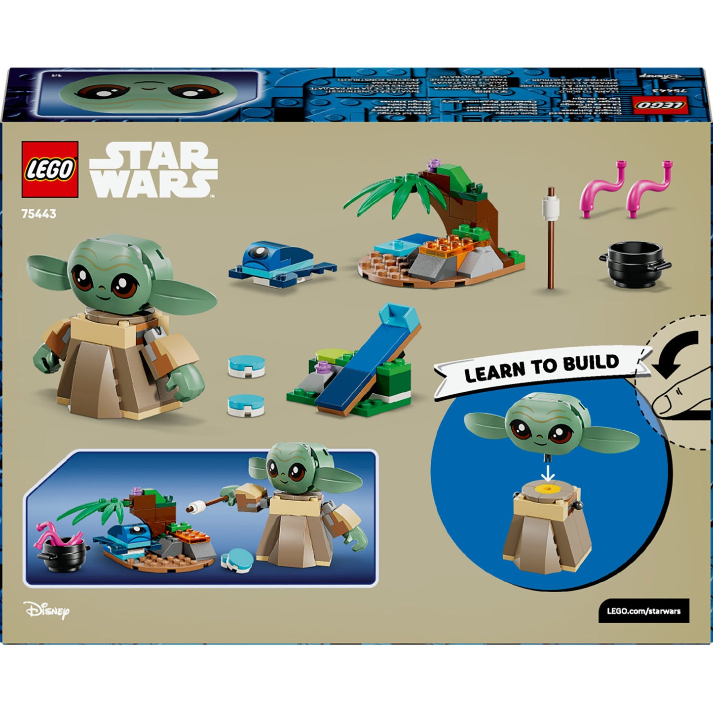 LEGO star wars 75443 grogu's thuis