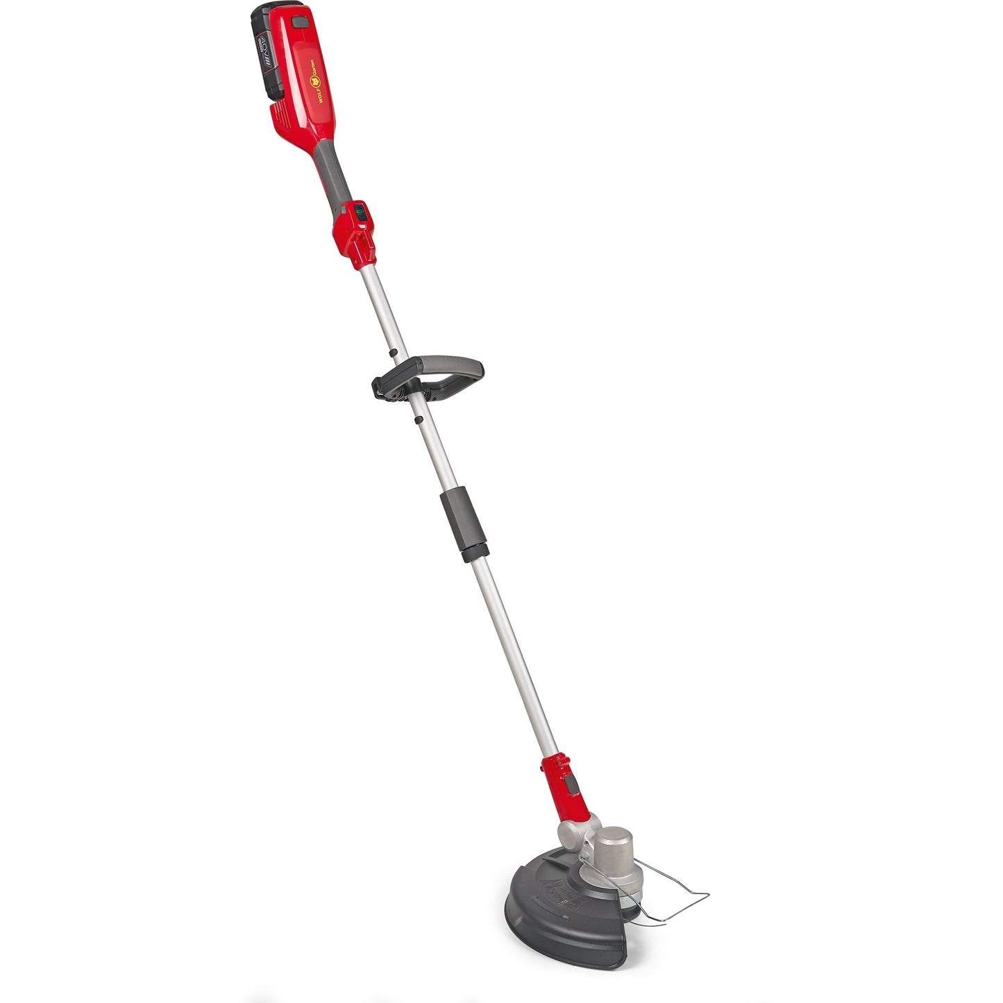 WOLF-Garten accu grastrimmer lycos 40 300 t 30cm se (rood grijs, accu inbegrepen)