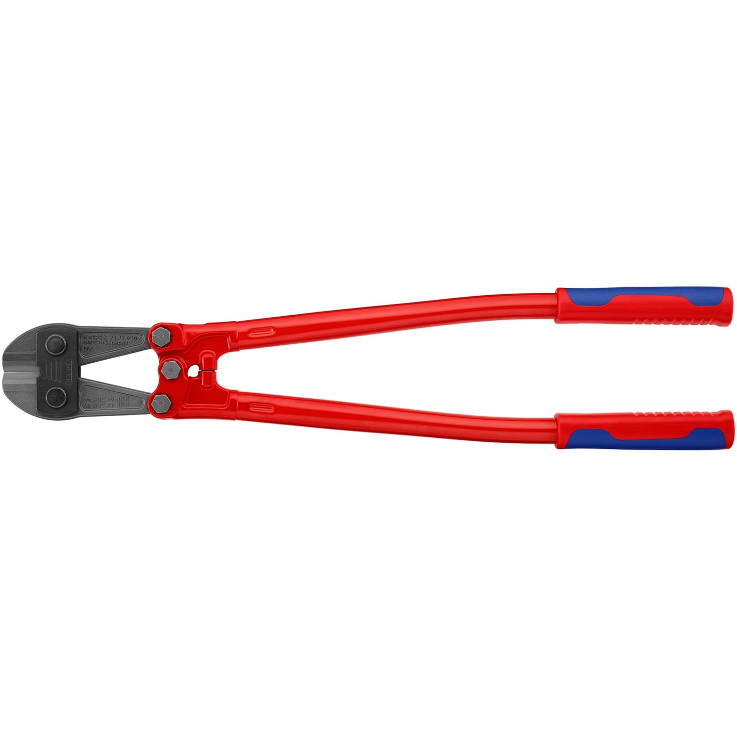 KNIPEX betonschaar 7172610 kniptang (rood blauw, middensnijder, geschroefd scharnier)