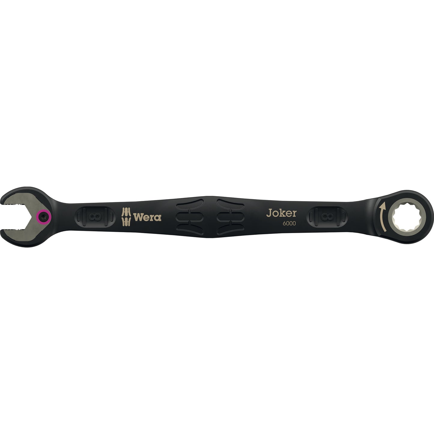 Wera 6000 joker black edition 11 set 1 steek-ringratelsleutelset, 11‑delig moersleutel (zwart)