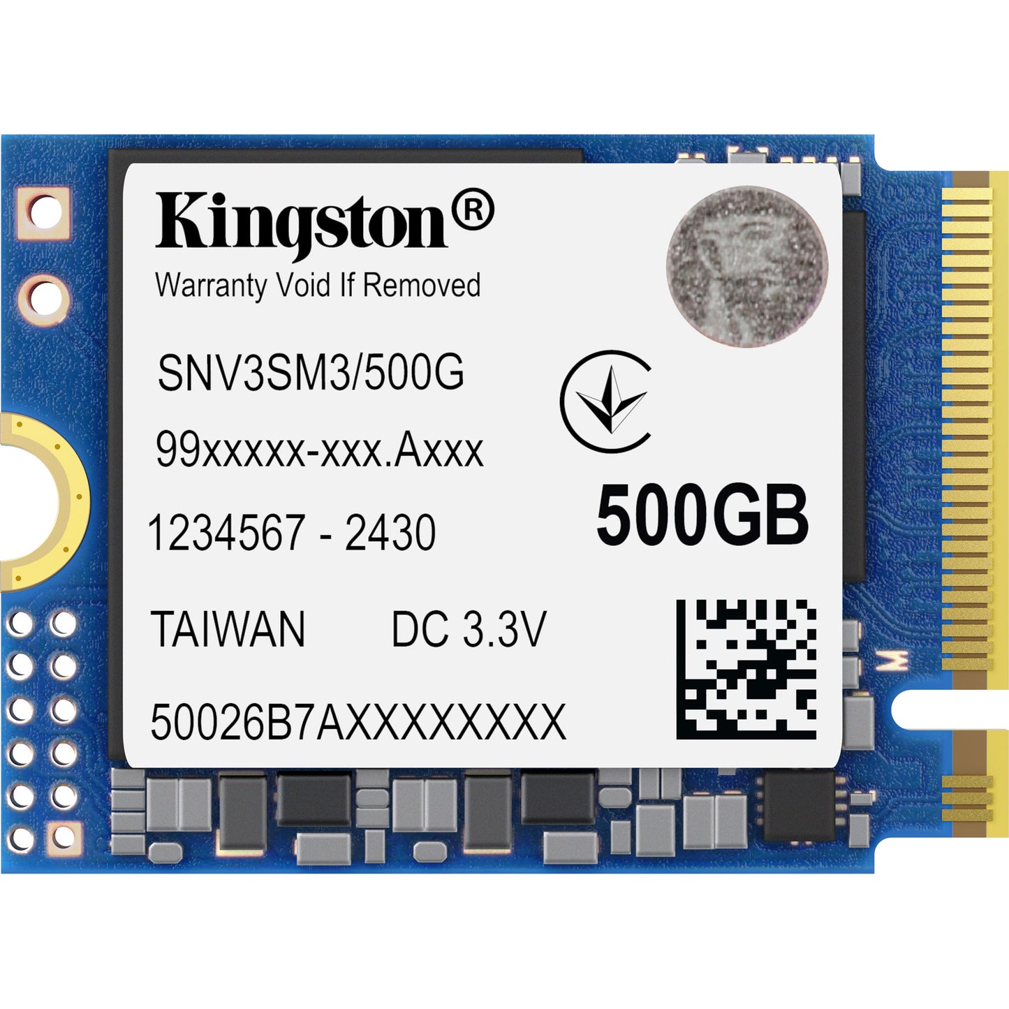 Kingston nv3 500 gb ssd (pcie 4.0 x4, nvme, m.2 2230)