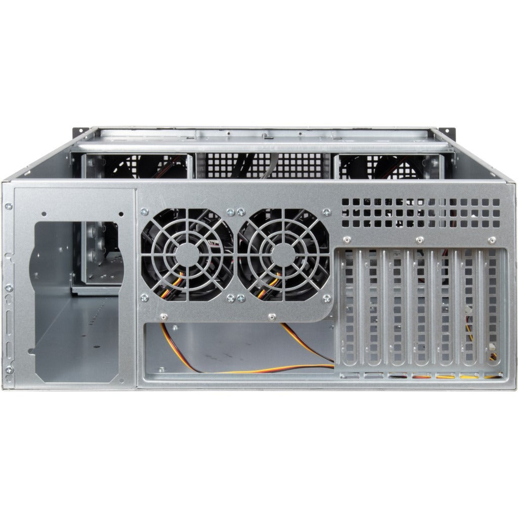 Inter-Tech 4u 40248 rack behuizing (zwart | 2x usb-a)