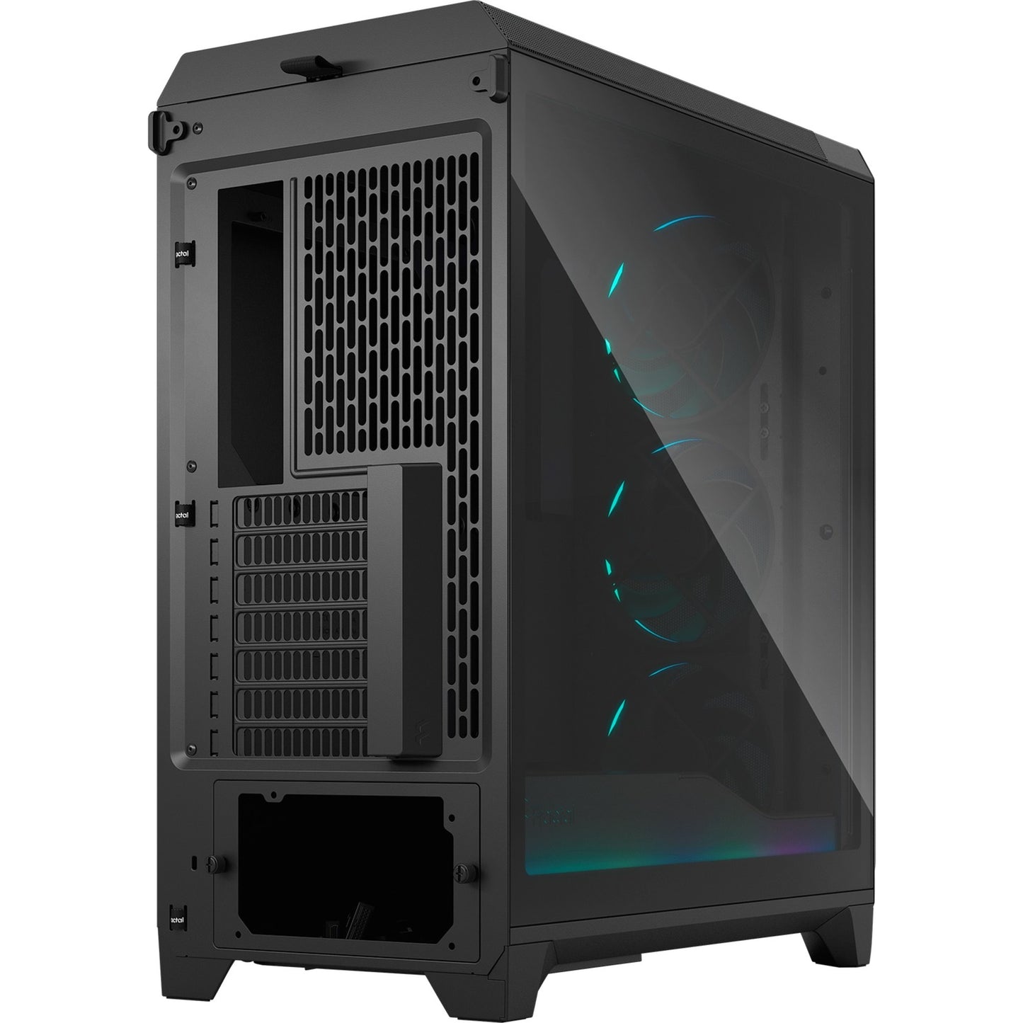 Fractal Design meshify 3 rgb midi tower behuizing (zwart | 2x usb-a | 1x usb-c | rgb | tempered glass)