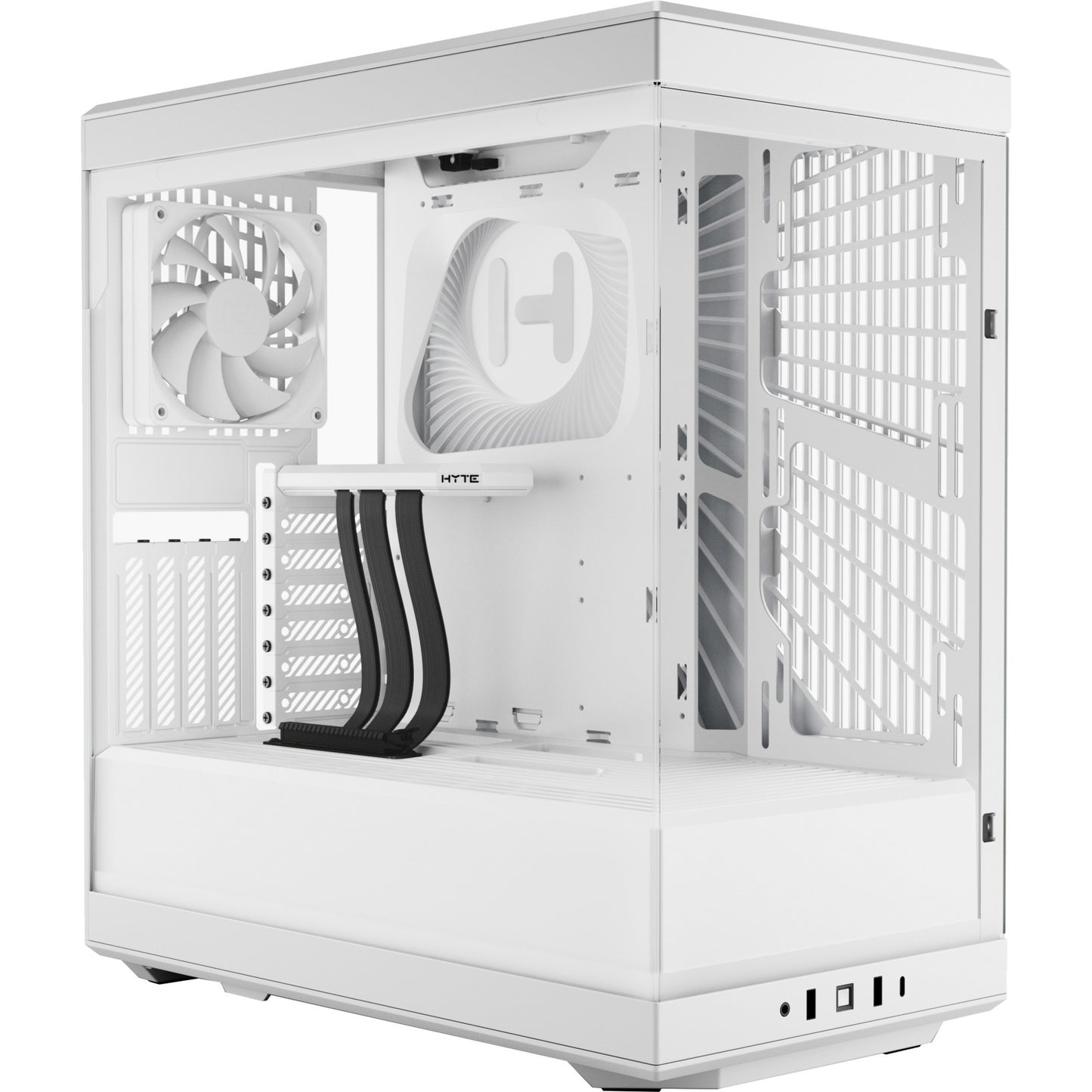 HYTE y40 midi tower behuizing (wit | 2x usb-a | 1x usb-c | tempered glass)