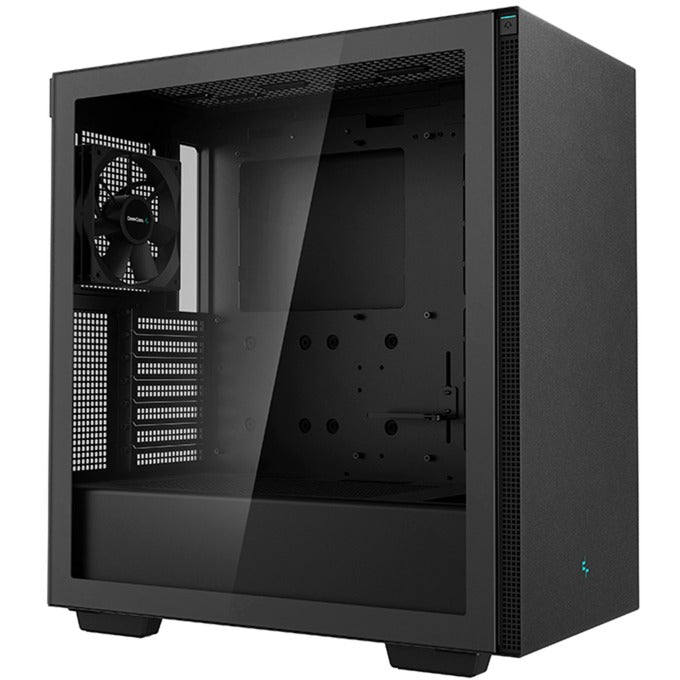 DeepCool ch510 midi tower behuizing (zwart | 2x usb-a | tempered glass)
