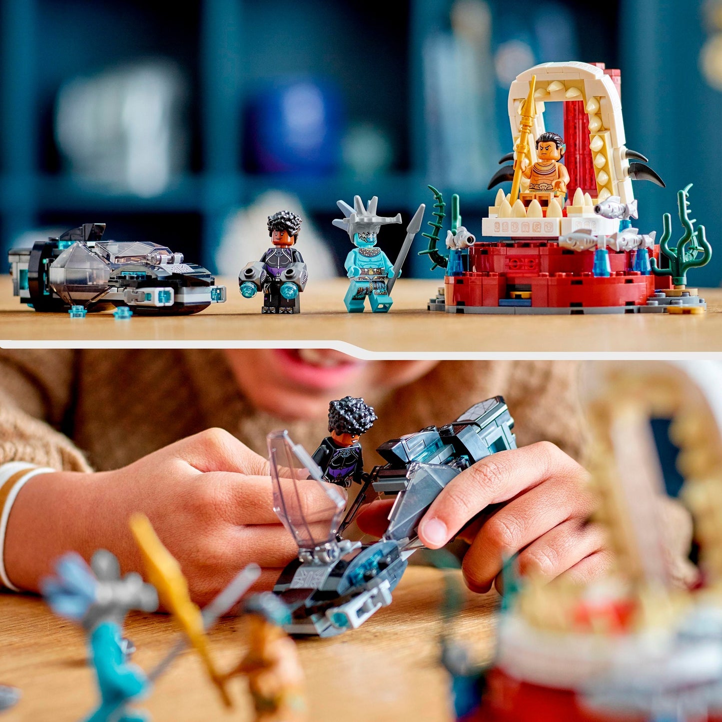 LEGO marvel - koning namor’s troonzaal constructiespeelgoed (76213)