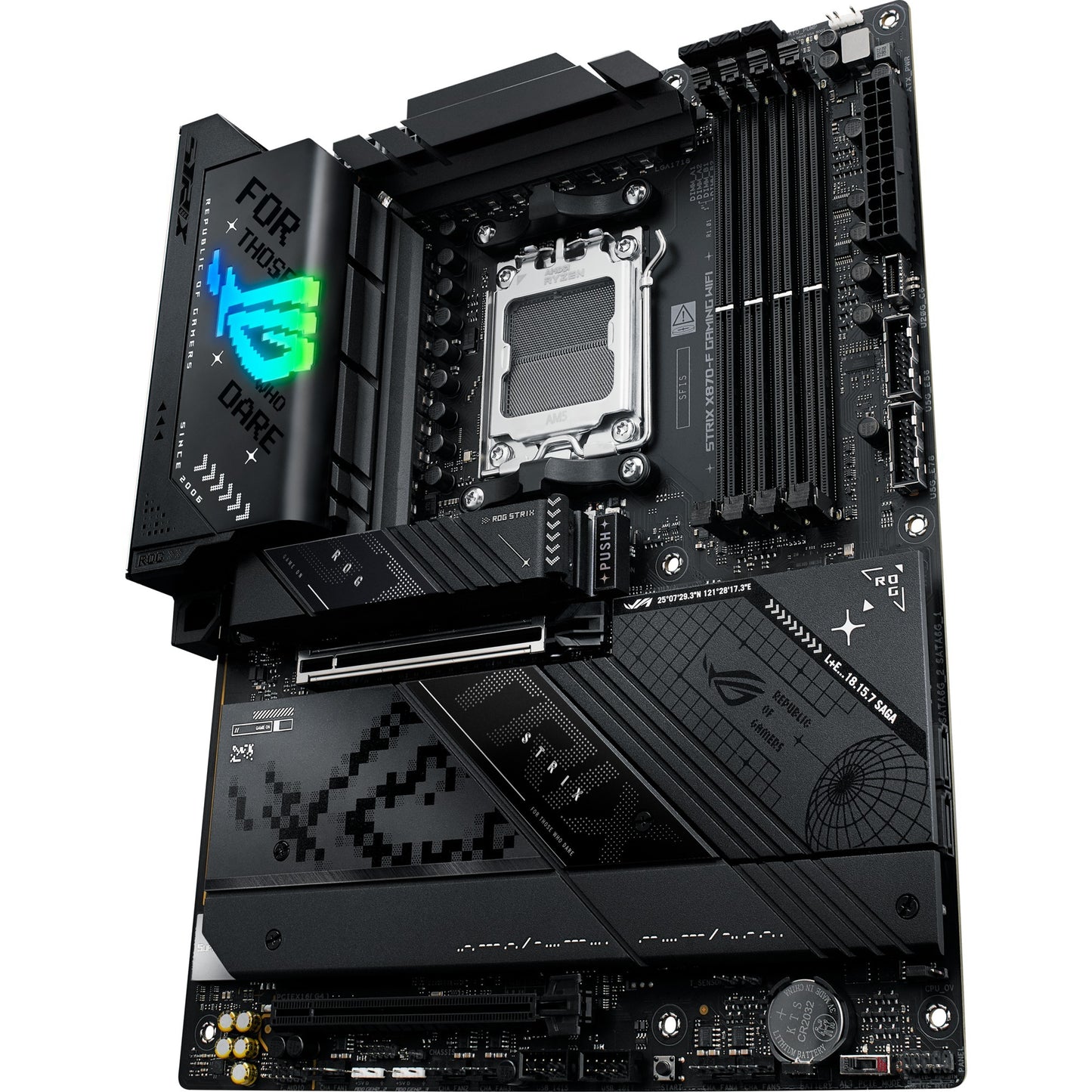 ASUS rog strix x870-f gaming wifi socket am5 moederbord (2.5gb-lan, wi-fi 7, bt, sound, atx)