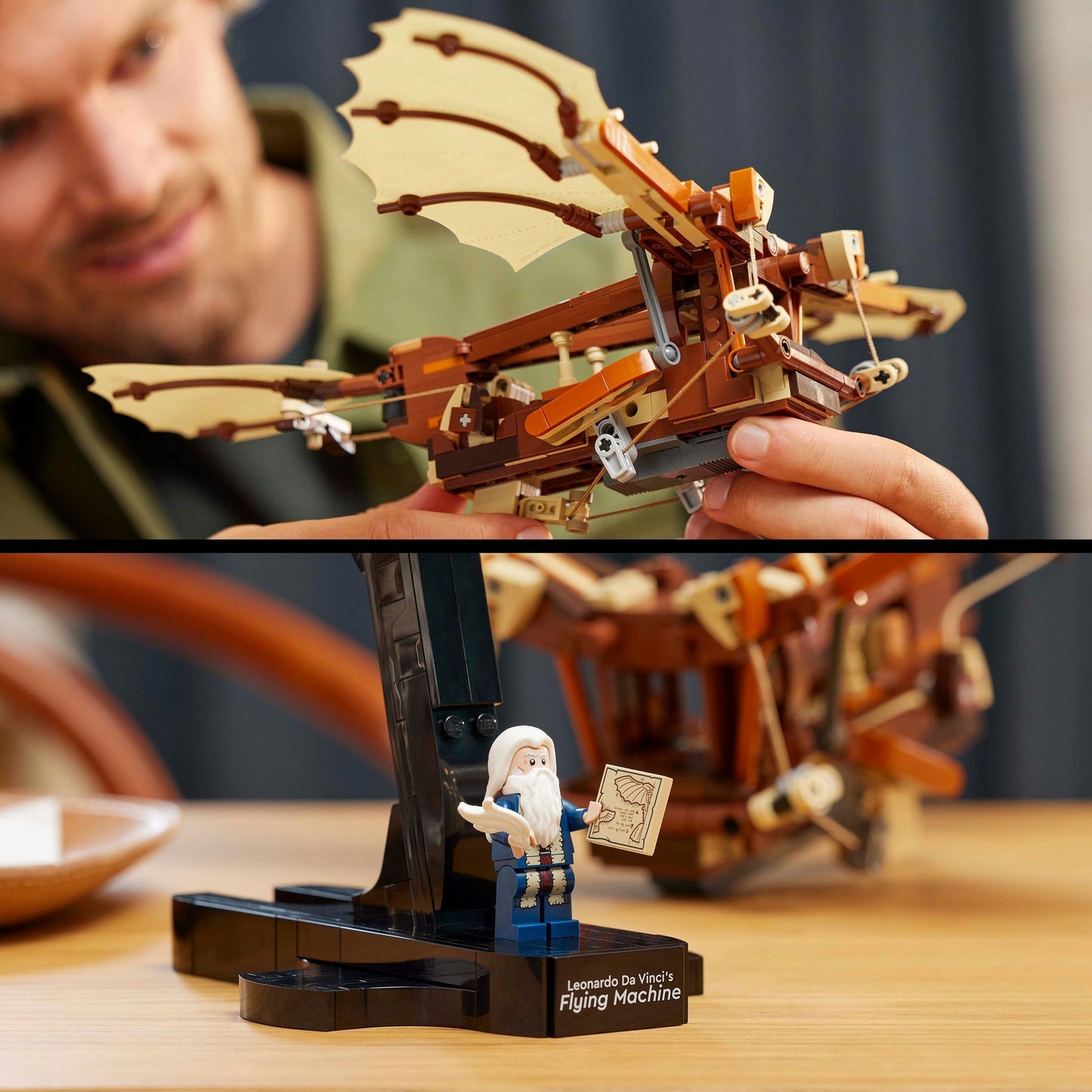 LEGO icons - de vliegmachine van leonardo da vinci constructiespeelgoed (10363)