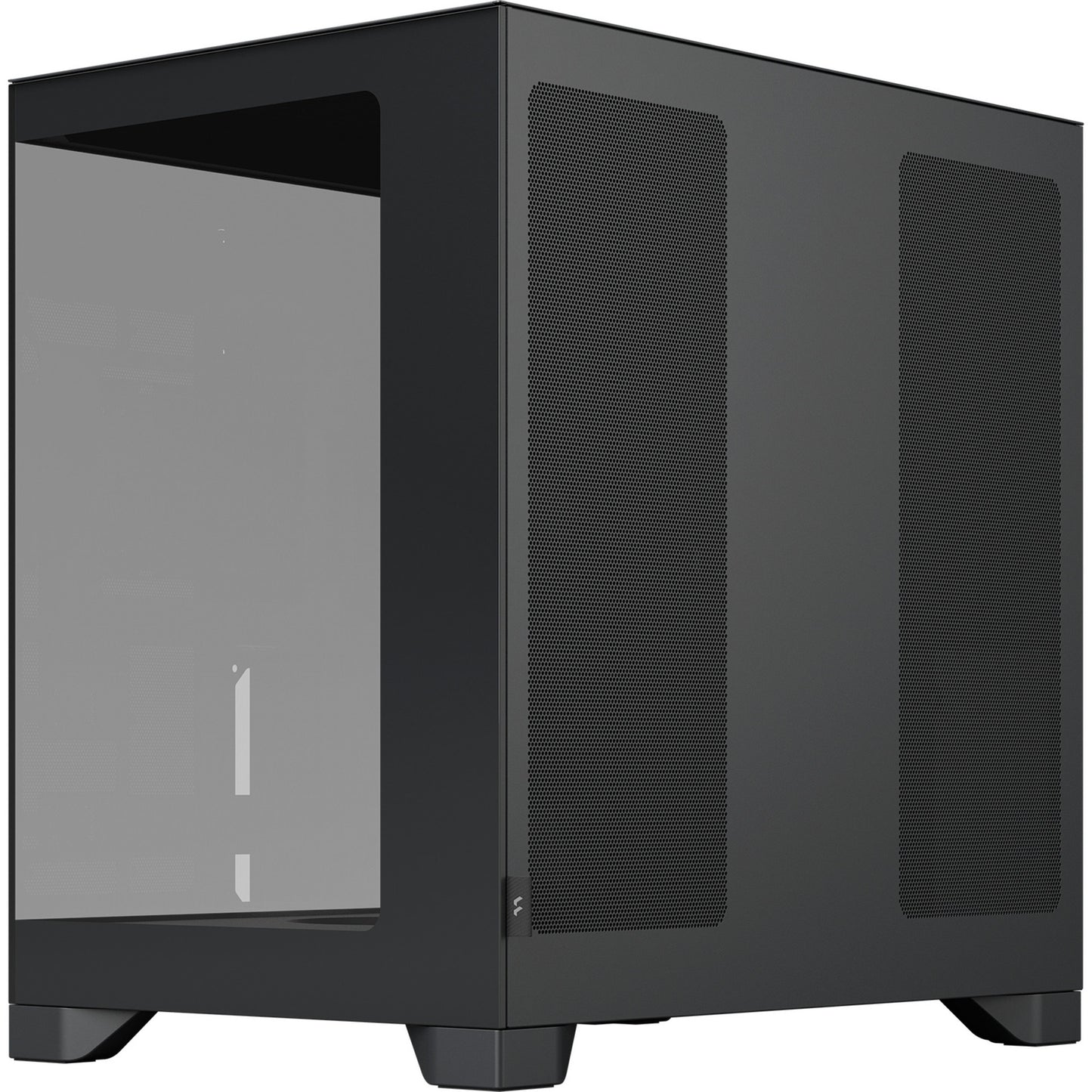 Fractal Design pop 2 vision midi tower behuizing (zwart | 1x usb-a | 1x usb-c | tempered glass)