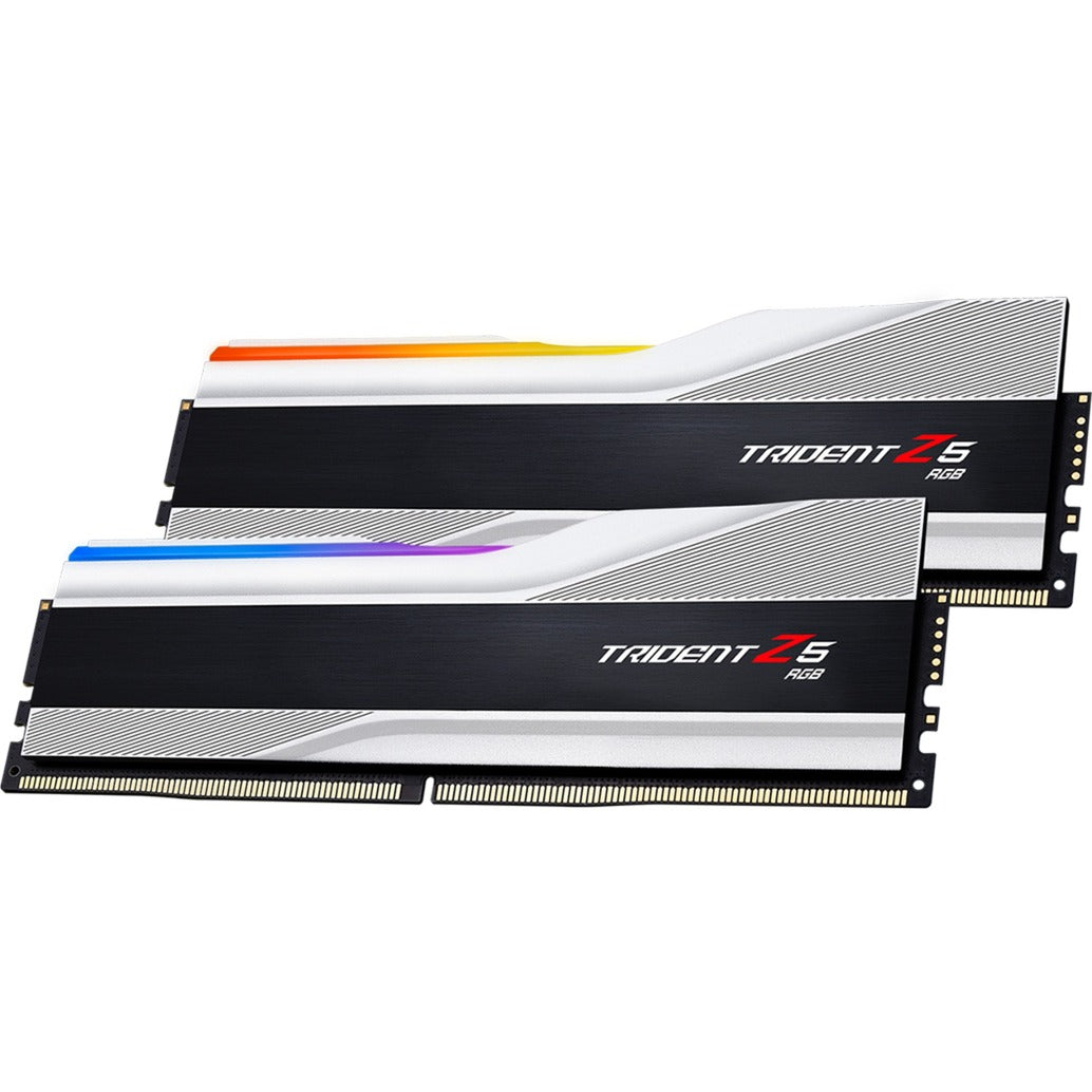 G.Skill trident z5 rgb 32 gb ddr5-6400 (2x 16 gb) werkgeheugen (zilver, f5-6400j3239g16gx2-tz5rs, xmp 3.0)