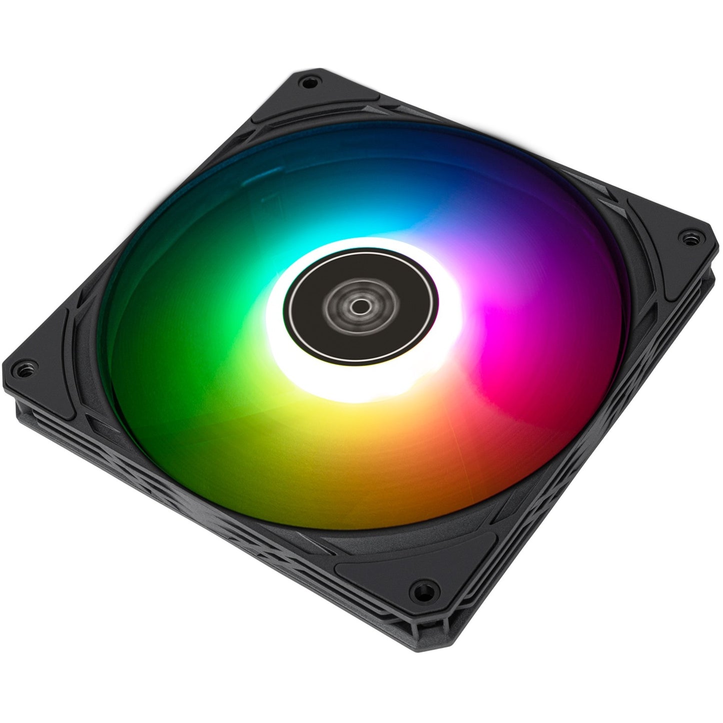 SilverStone air slimmer 140 argb case fan (zwart, 140 x 15 x 140 mm, pwm)