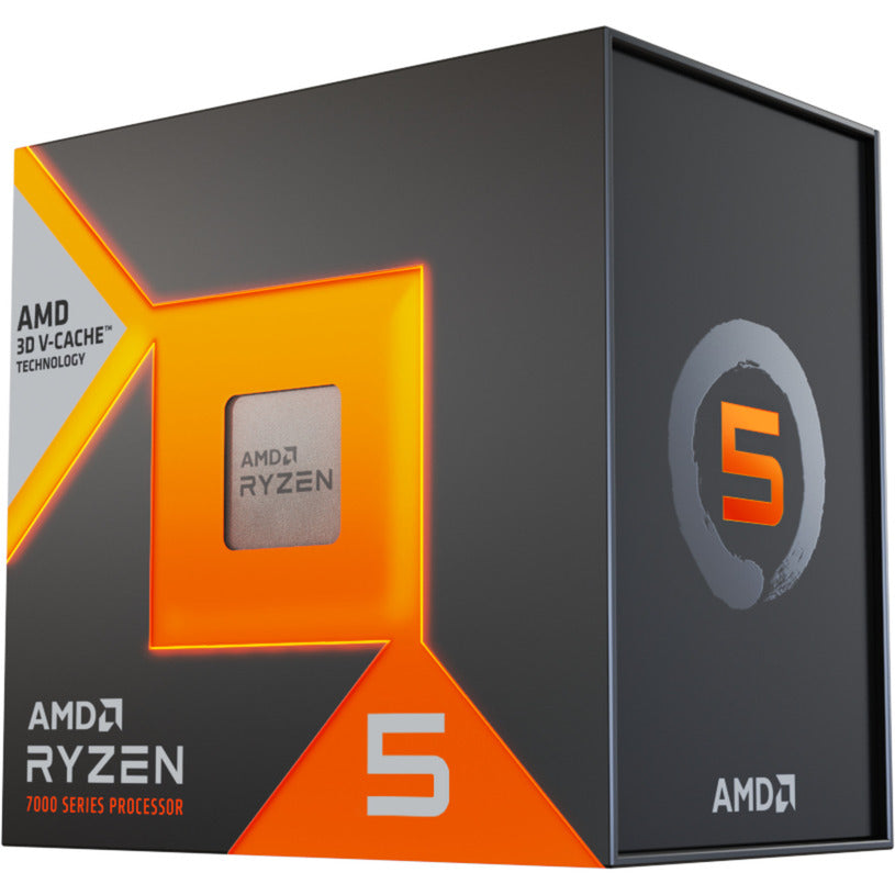 AMD ryzen 5 7500x3d, 4.0 ghz (4.5 ghz turbo boost) socket am5 processor (unlocked, boxed)