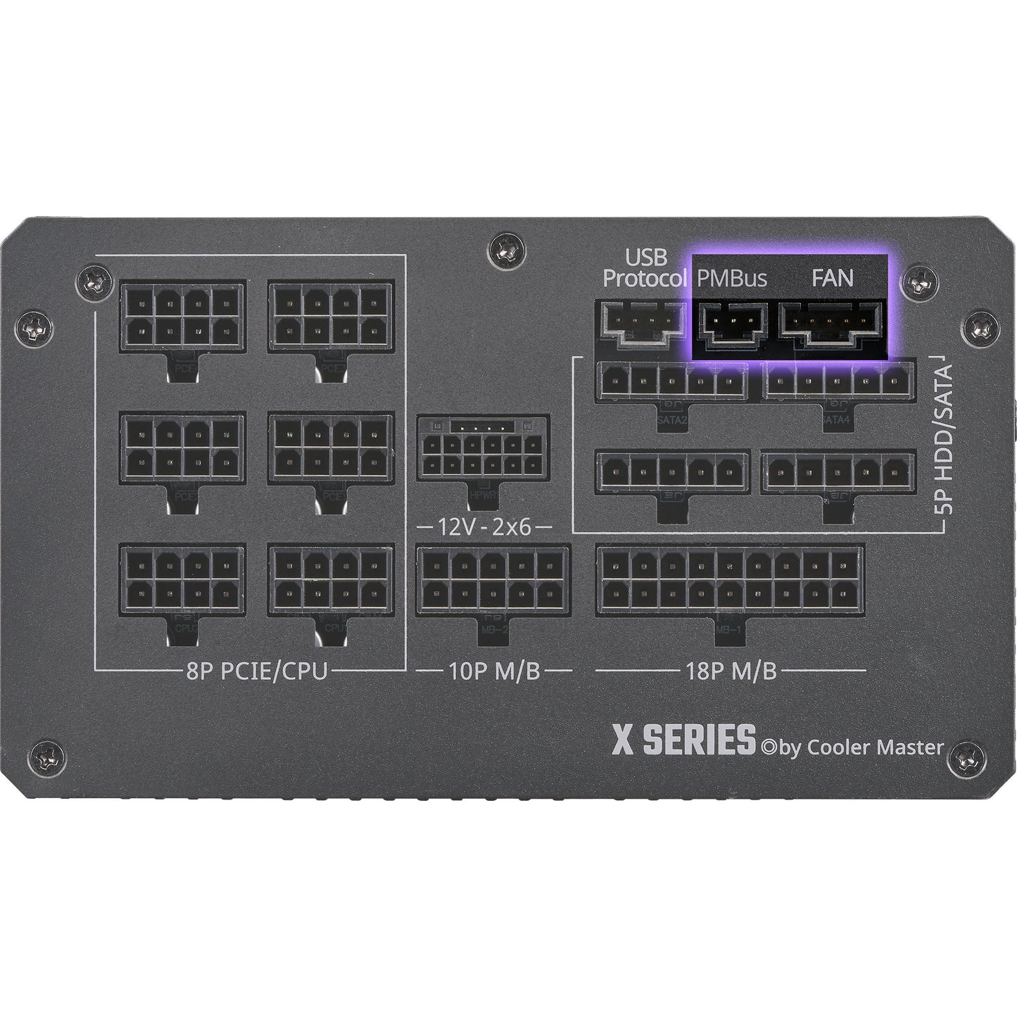 Cooler Master , 1100 watt voeding (zwart)