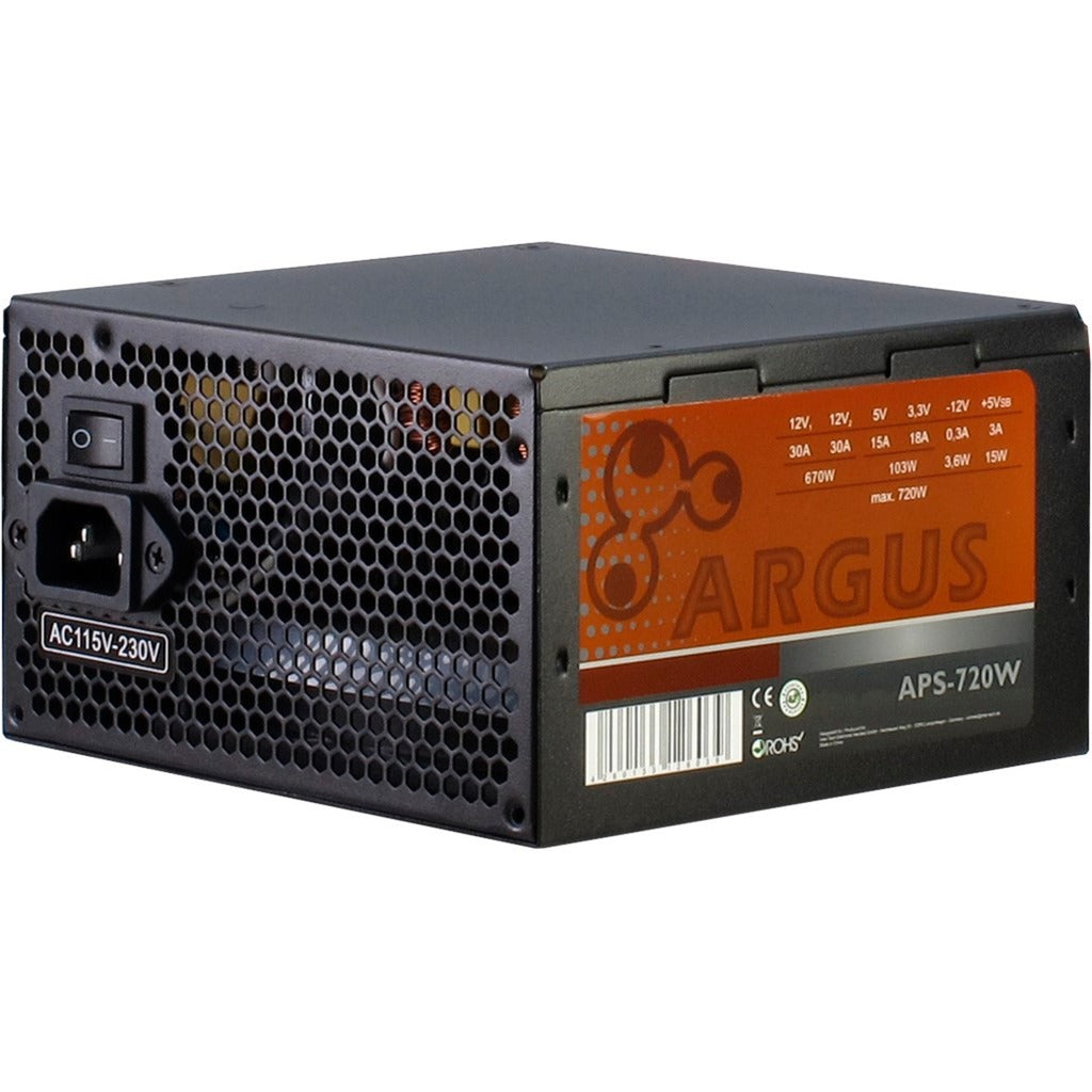 Inter-Tech argus aps-720 720 watt voeding (zwart, 2x pcie)
