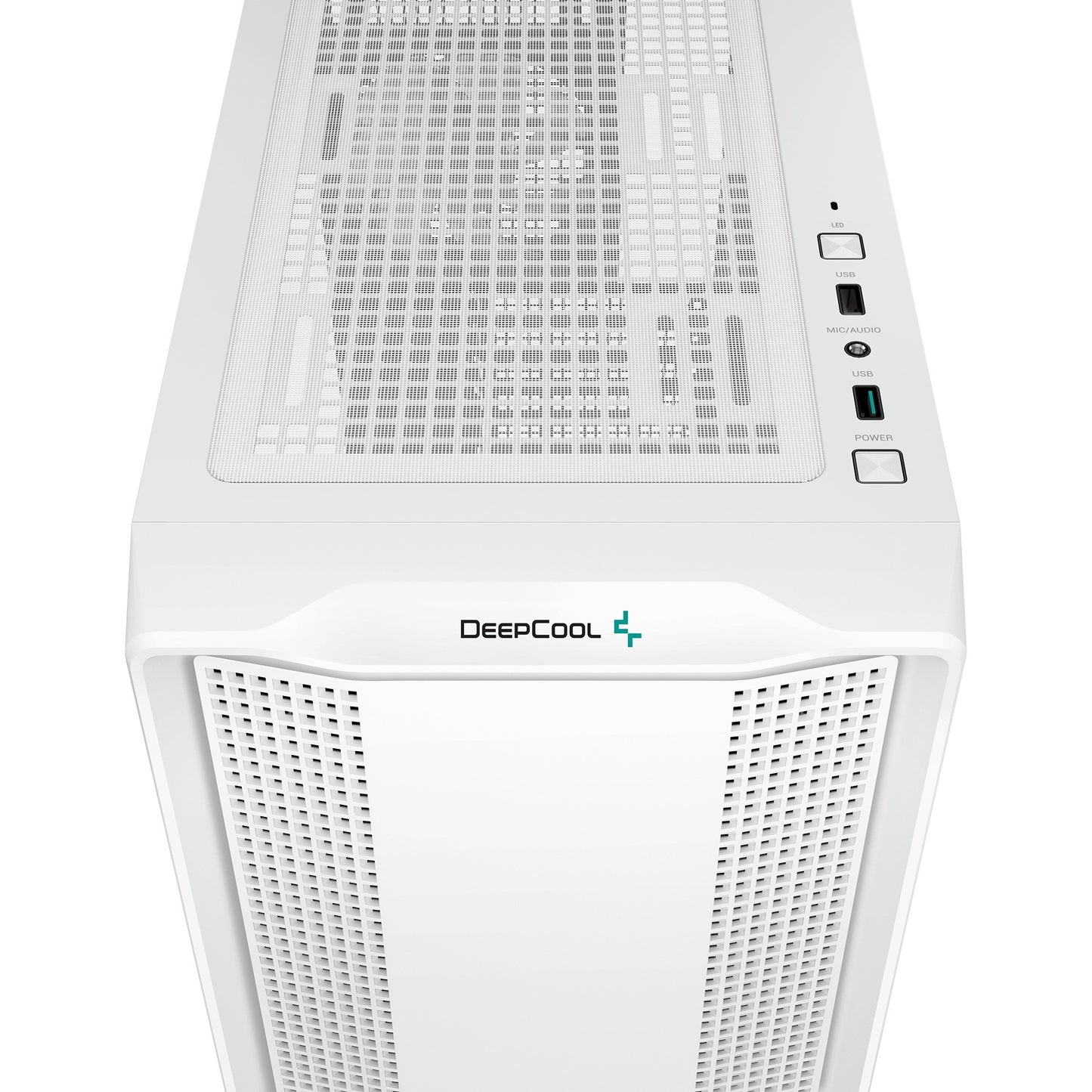 DeepCool cc560 v2 midi tower behuizing (wit | 2x usb-a | tempered glass)