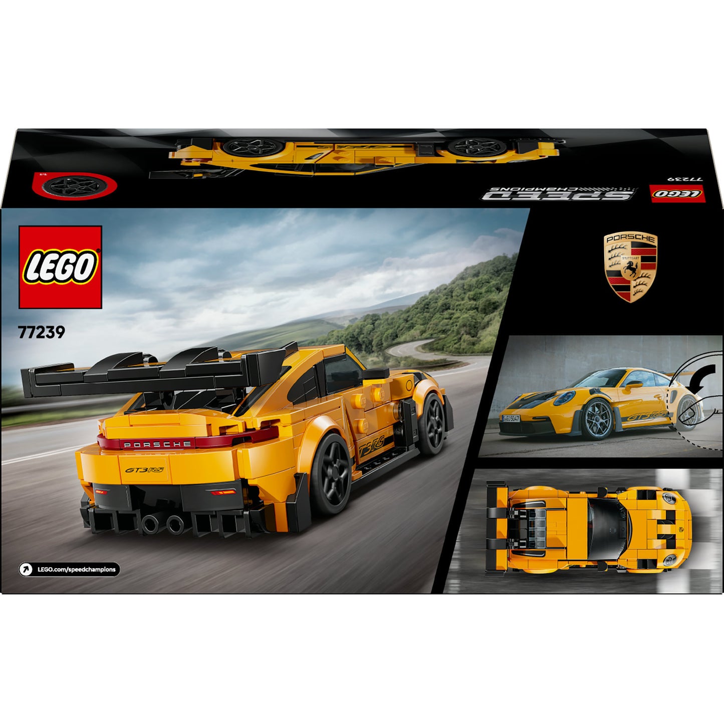 LEGO speed champions - porsche 911 gt3 rs supercar constructiespeelgoed (77239)