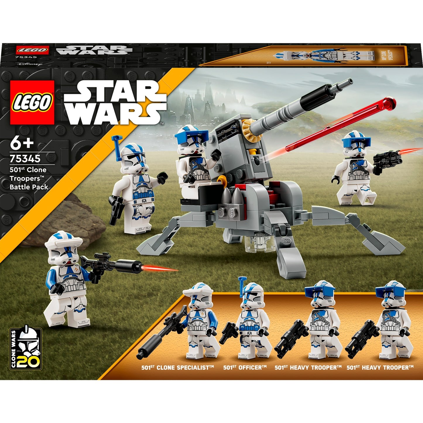 LEGO star wars - 501st clone troopers battle pack constructiespeelgoed (75345)