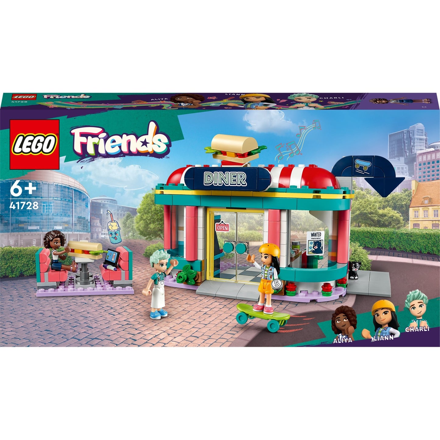 LEGO friends - heartlake restaurant in de stad constructiespeelgoed (41728)