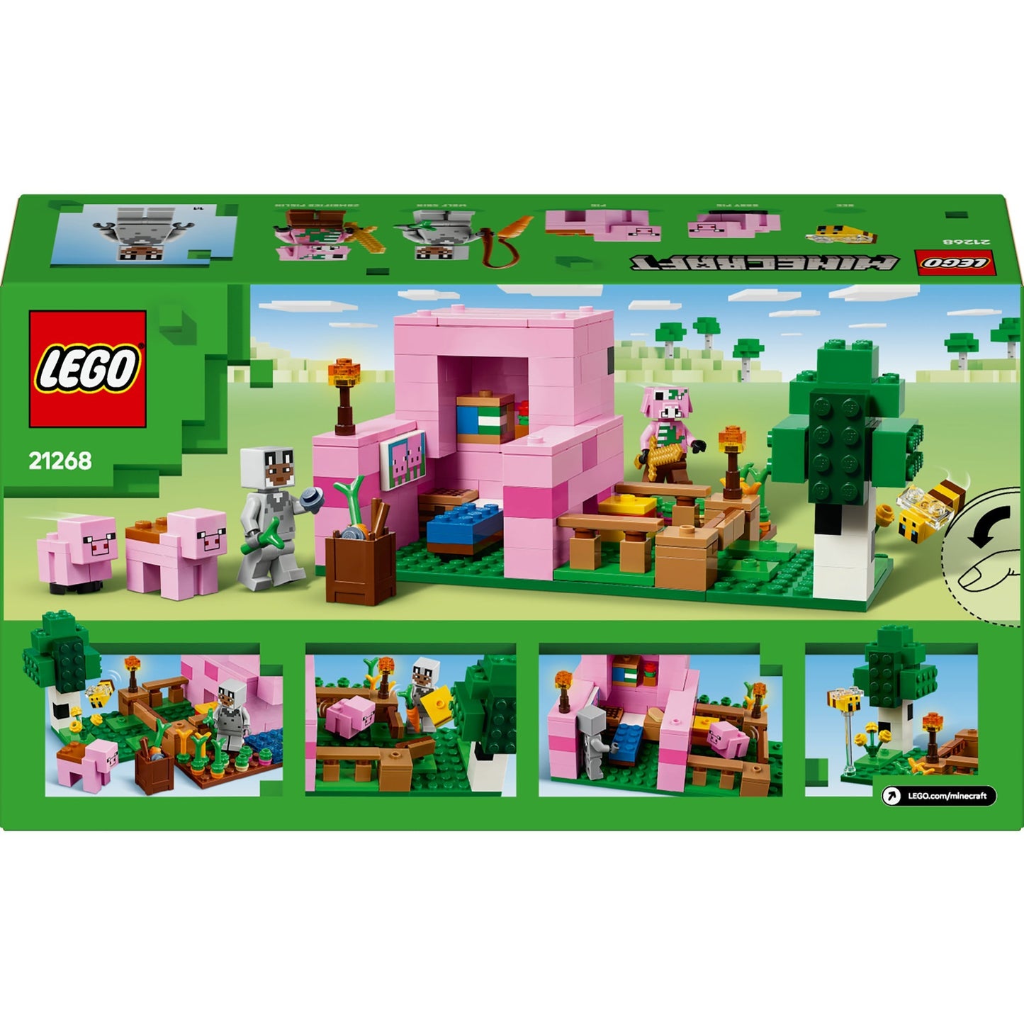 LEGO minecraft 21268 het huis van het biggetje