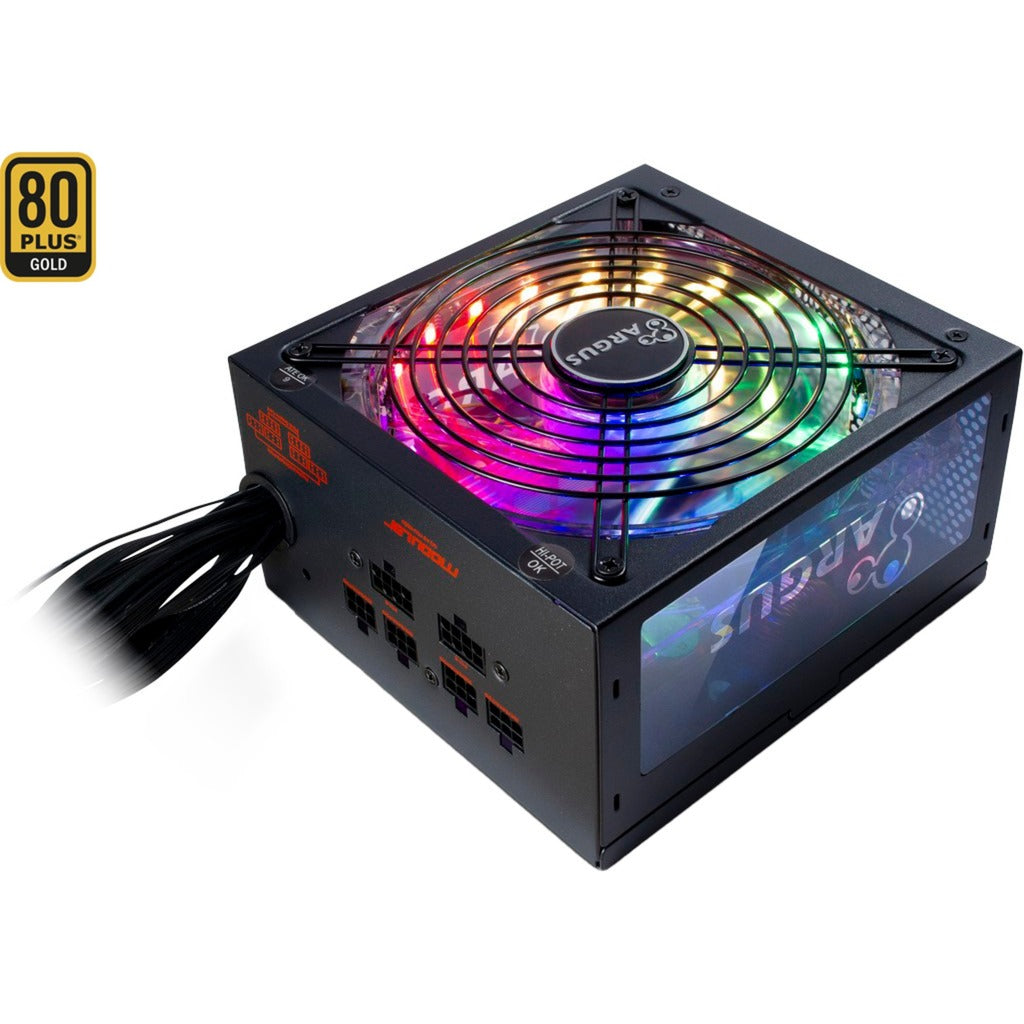 Inter-Tech argus rgb-750w cm ii 750 watt voeding (zwart, 4x pcie)