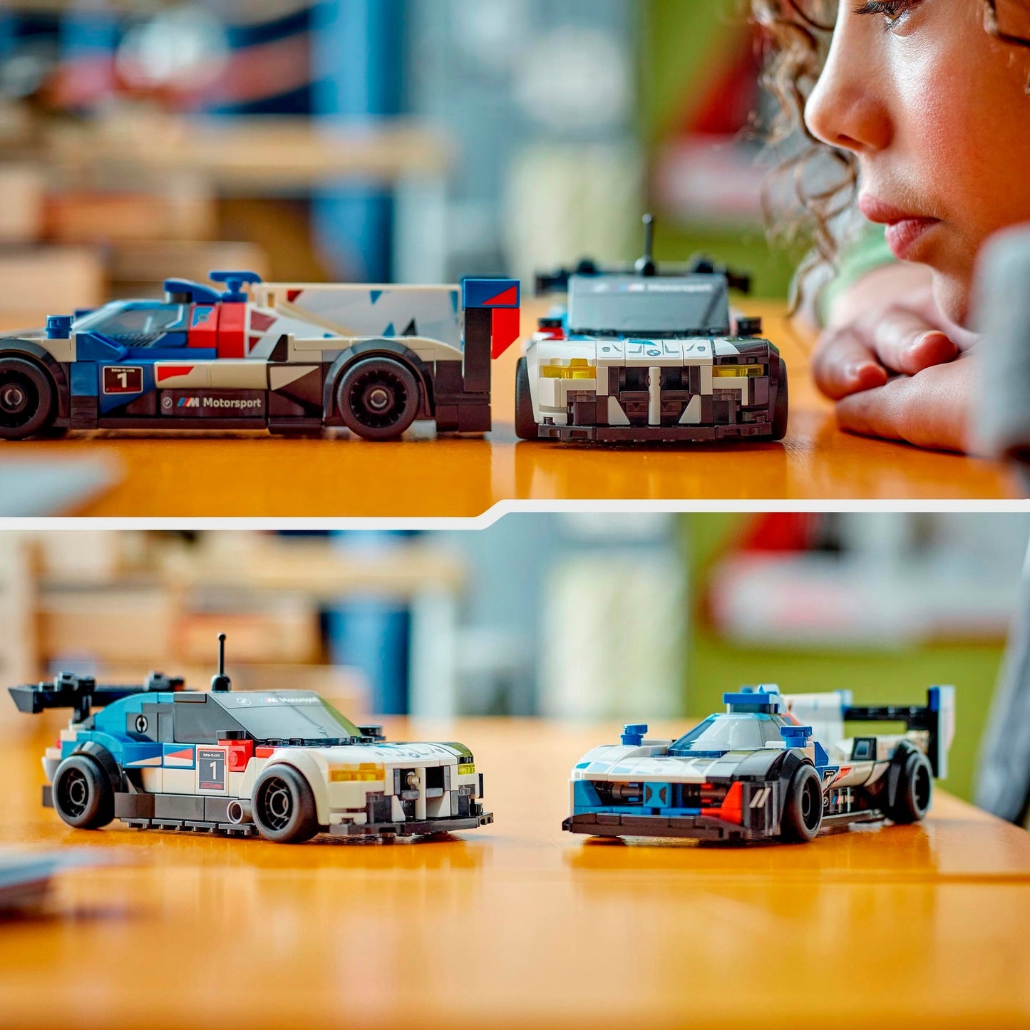 LEGO speed champions - bmw m4 gt3 bmw m hybrid v8 racewagens constructiespeelgoed (76922)