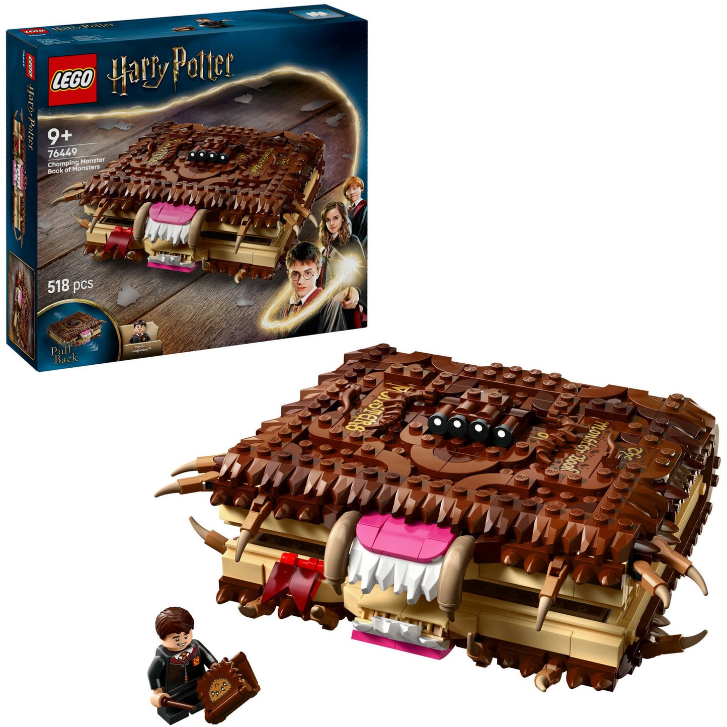 LEGO harry potter - het monsterlijke monsterboek constructiespeelgoed (76449)