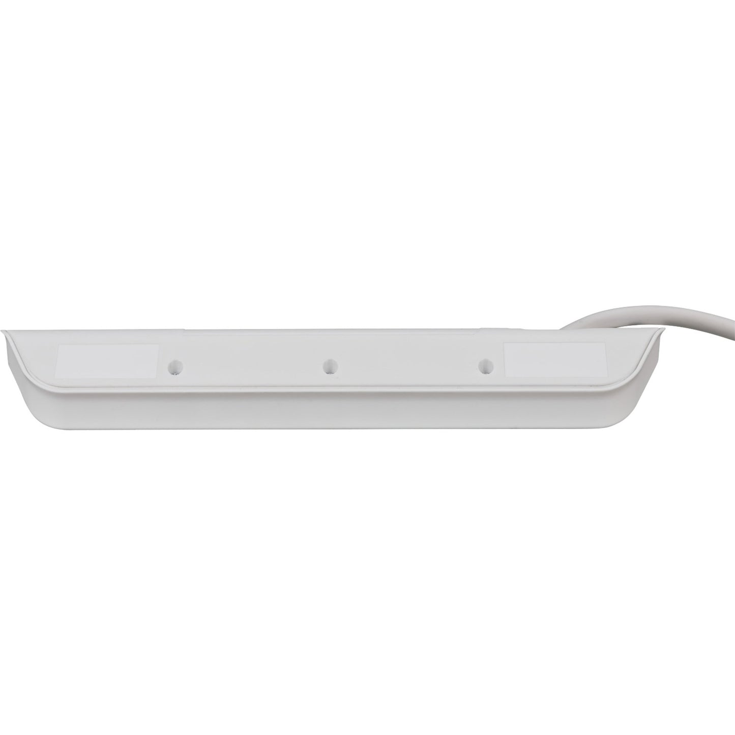Brennenstuhl estilo hoekstekkerdoos 4-voudig stekkerdoos (wit roestvrij staal, 2x usb)