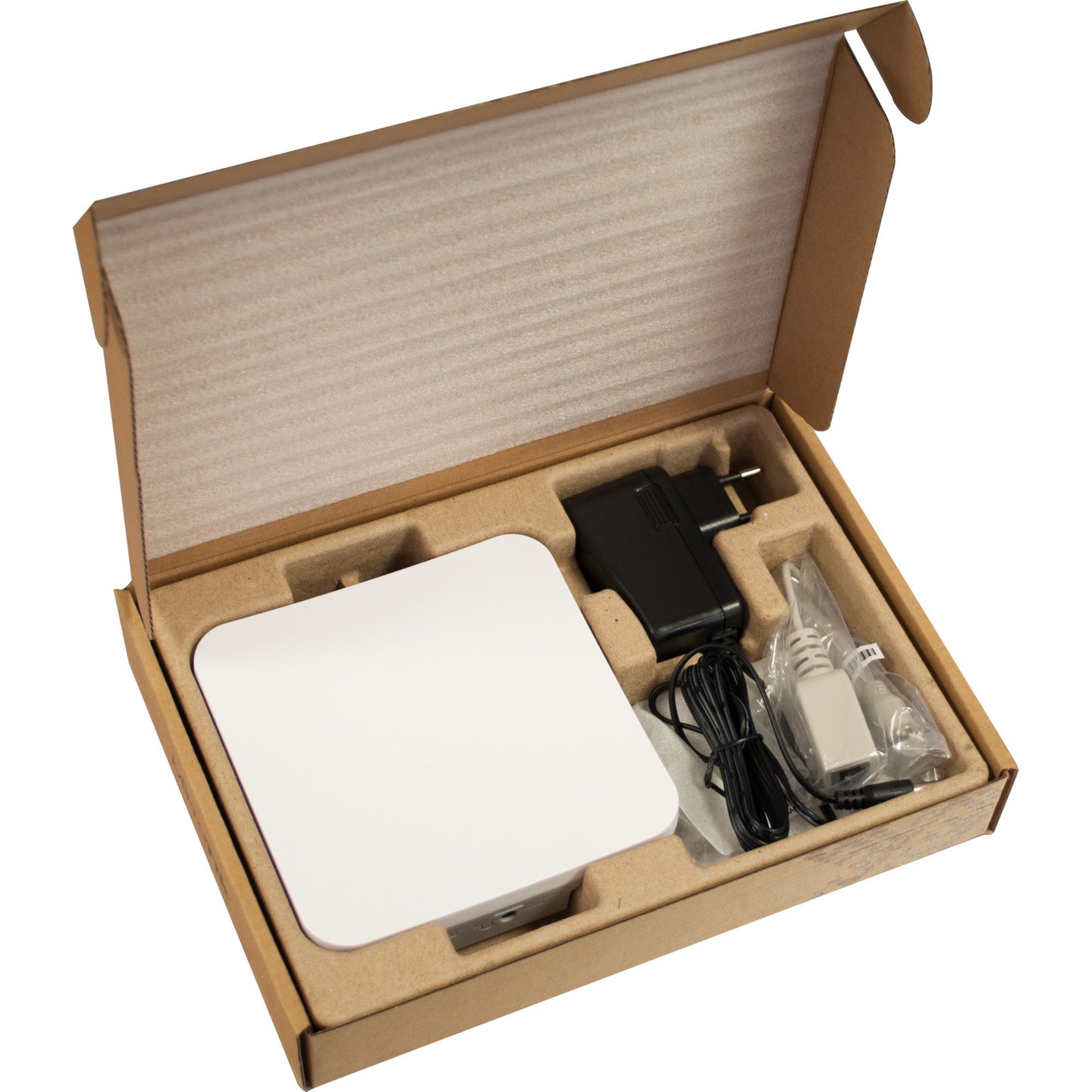 MikroTik sxtsq lite5 (rbsxtsq5nd) access point (wit grijs, qualcomm ar9344 cpu, poe, wifi 4)