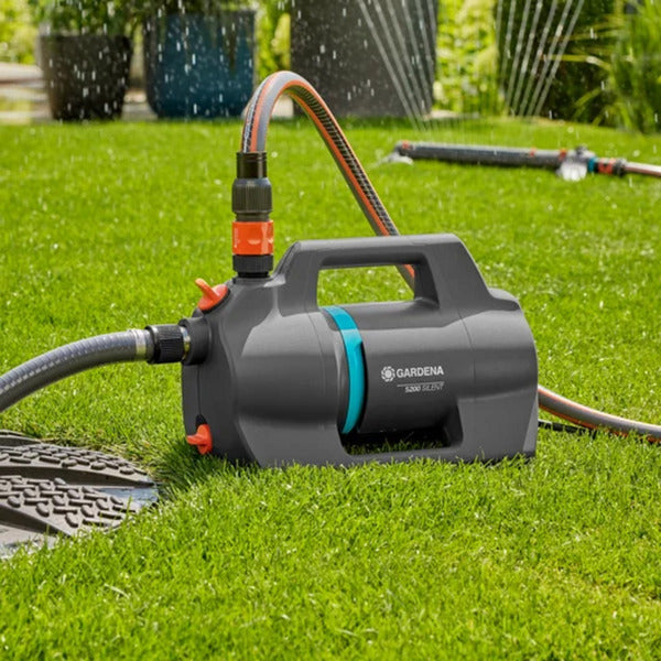 GARDENA besproeiingspomp 5200 silent (donkergrijs turquoise, 09084-20)