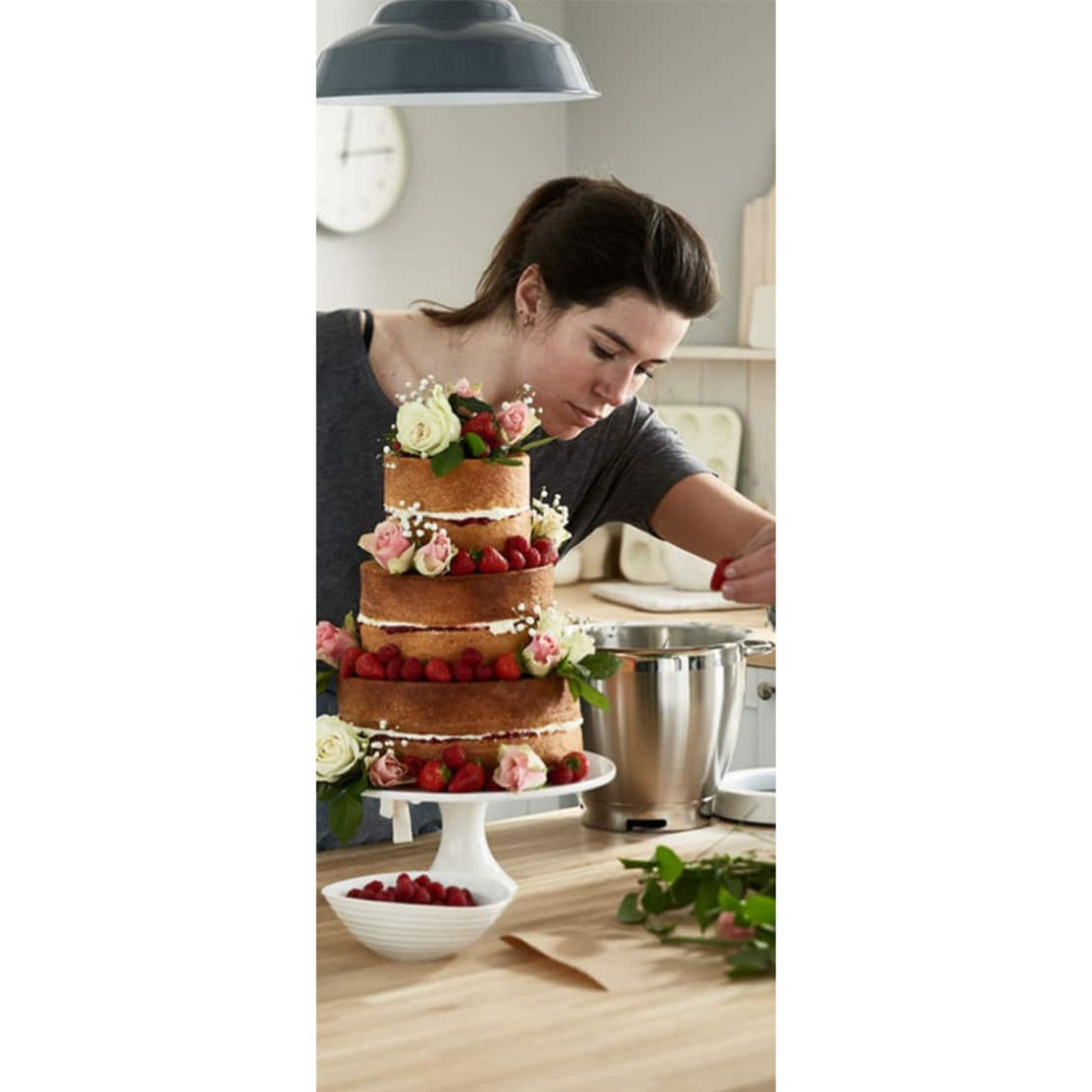 Kenwood handmixer quickmix go clay red (rood, 350 watt)