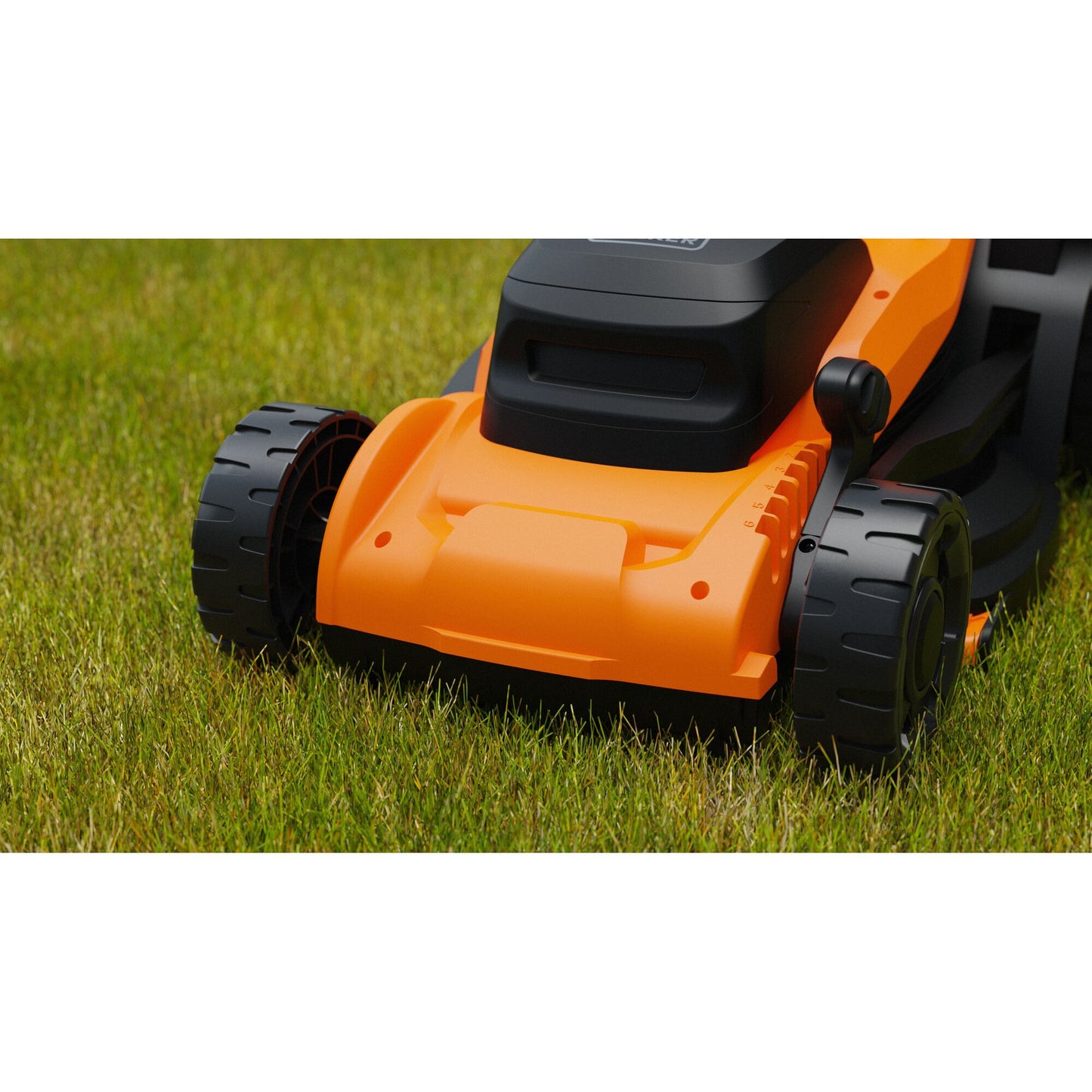 BLACK+DECKER bemwp340 grasmaaier (oranje zwart, 34 cm, 1400w)