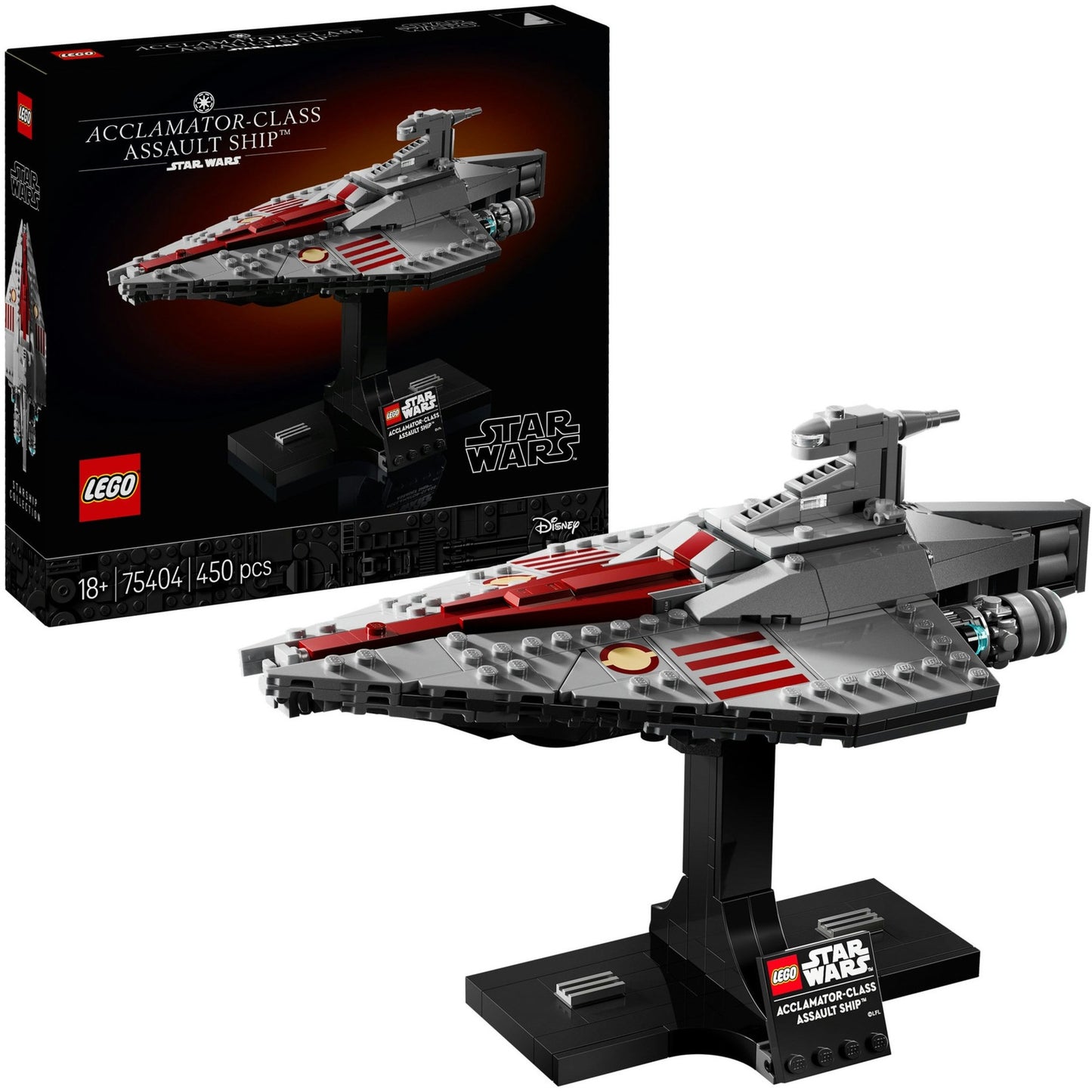 LEGO star wars 75404 acclamator-class assault ship