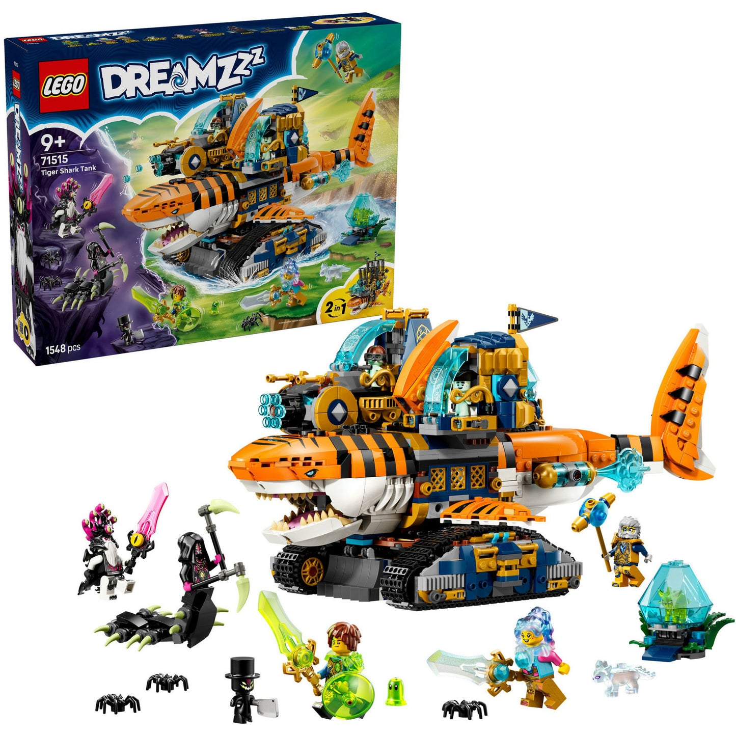 LEGO dreamzzz 71515 tijgerhaaitank