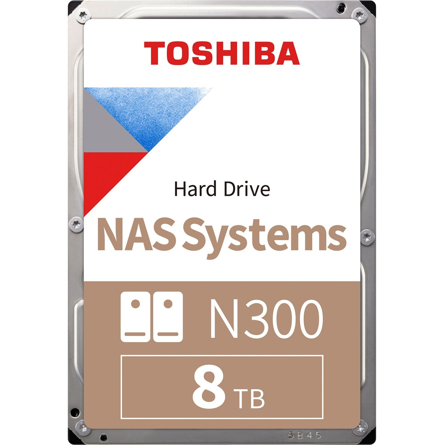 Toshiba n300 8 tb harde schijf (sata 6 gb s, bulk)