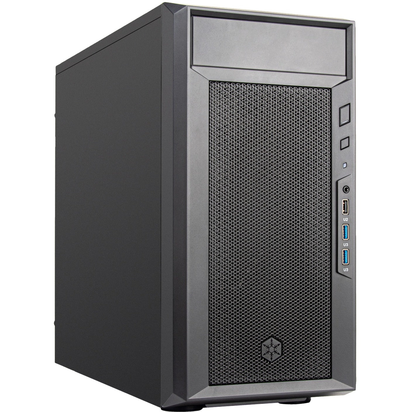 SilverStone fara 311 midi tower behuizing (zwart | 3x usb-a)
