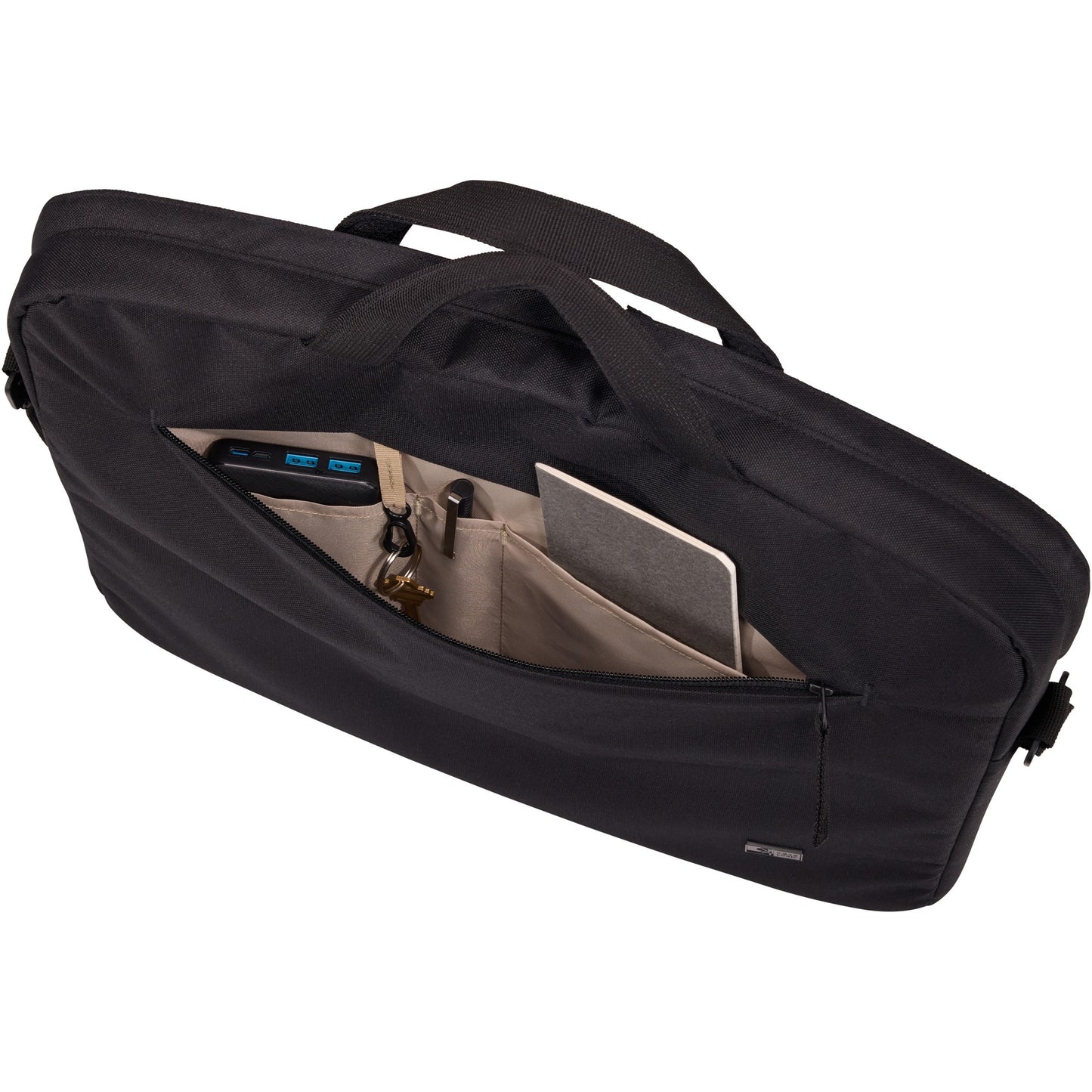Case Logic invigo 15.6 laptop attaché laptoptas (zwart)