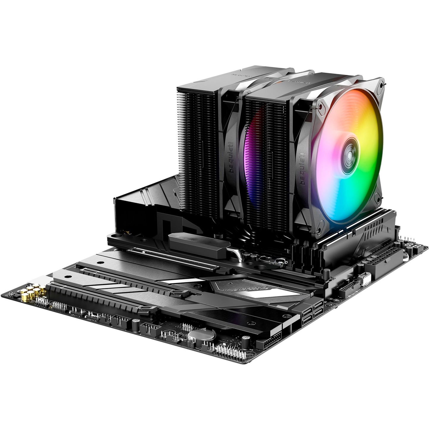 Be Quiet! pure rock pro 3 lx rgb cpu-koeler (zwart)
