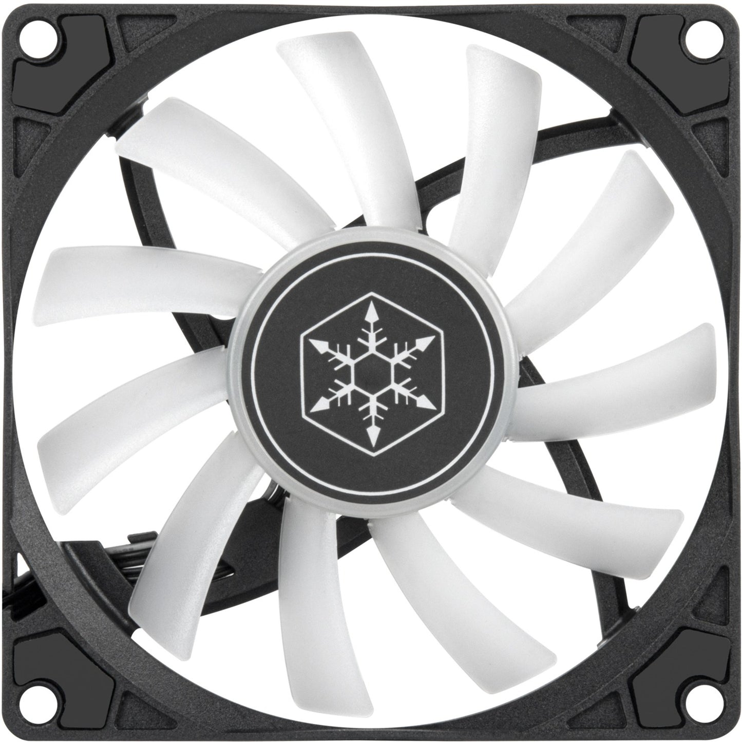 SilverStone air slimmer 90 argb case fan (zwart, 92 x 92 x 15 mm, pwm)