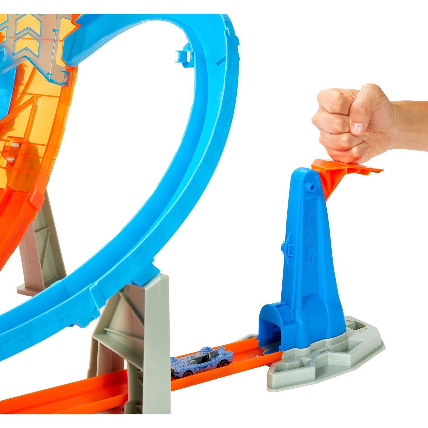 Hot Wheels massive loop mayhem track set racebaan