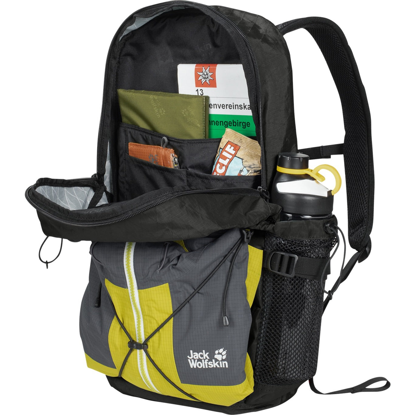 Jack Wolfskin wandermood pack 20 rugzak (zwart, 20 liter)