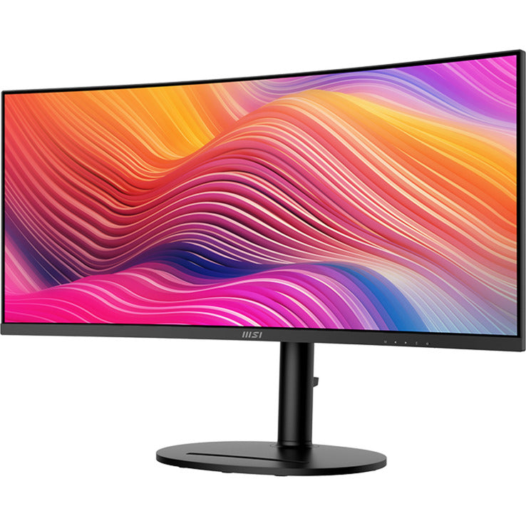 MSI modern md342cqp 34 ultrawide monitor (zwart, hdmi, displayport, 2x usb-a, usb-b, usb-c)